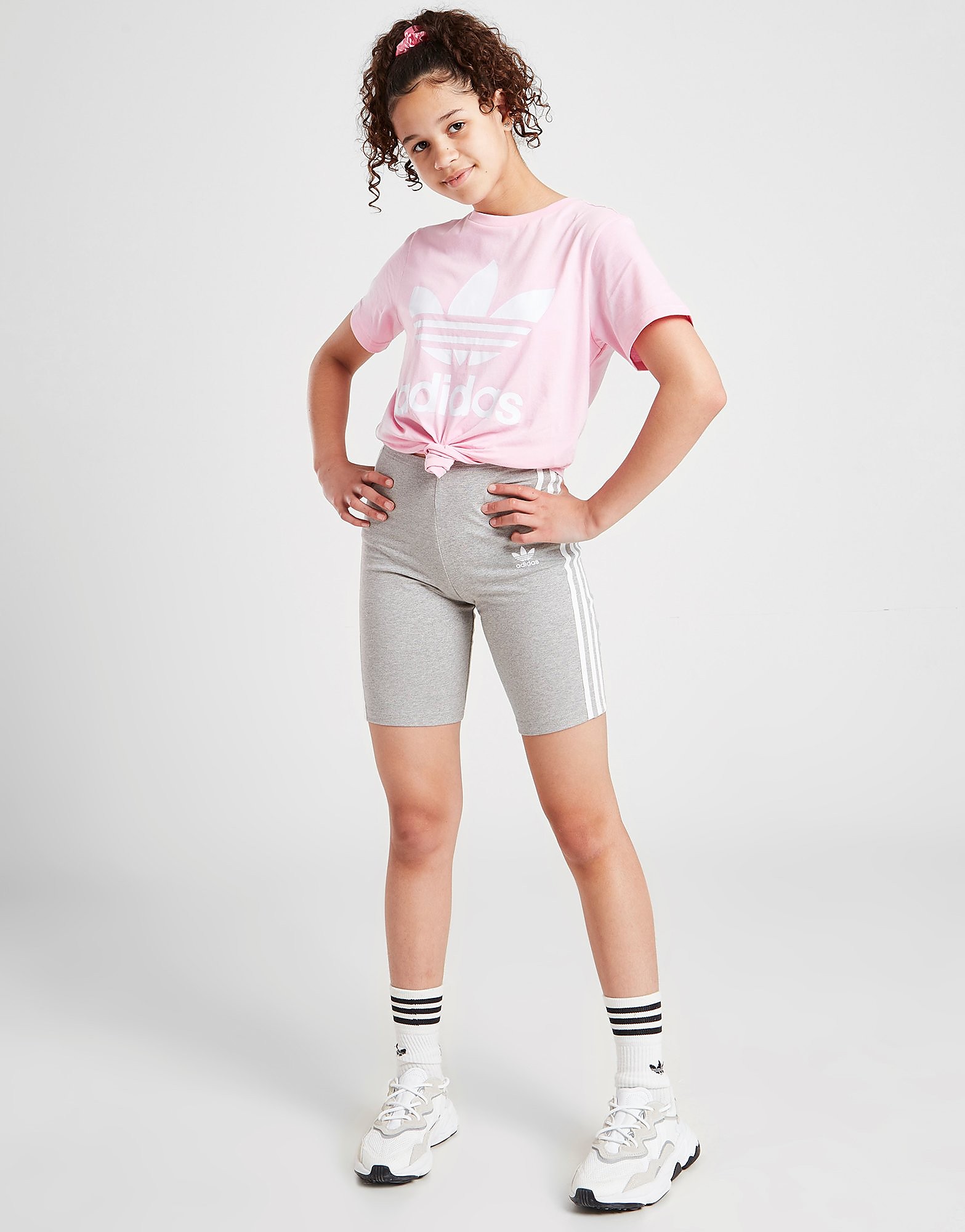 

adidas Originals Girls' Trefoil T-Shirt Junior - Pink - Kids, Pink