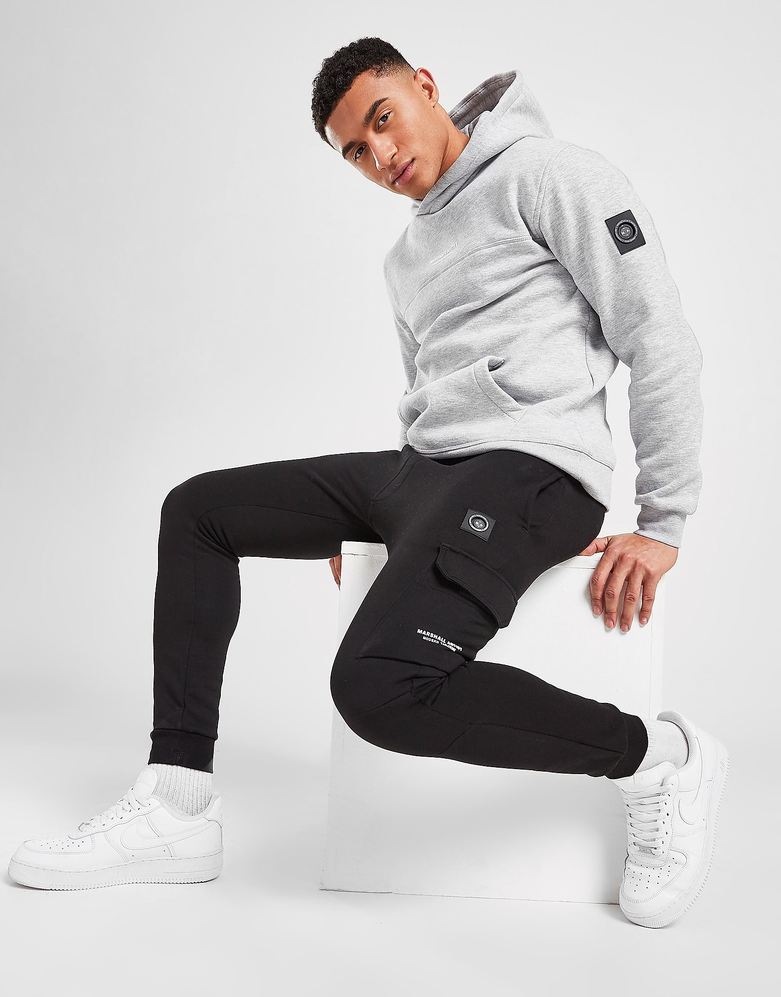 

Marshall Artist Siren Cargo Joggers - Black - Mens, Black