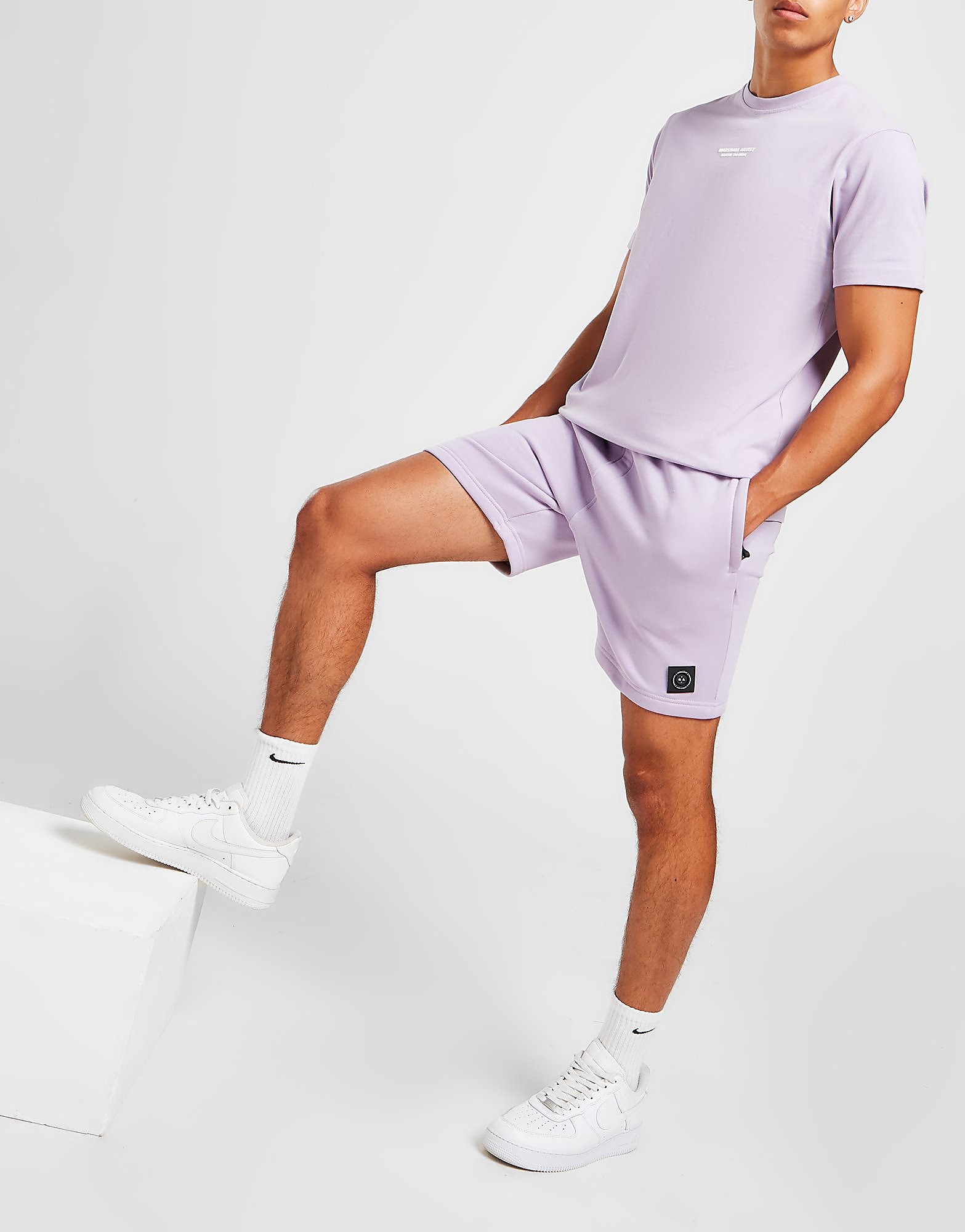 

Marshall Artist Siren Fleece Shorts - Purple - Mens, Purple