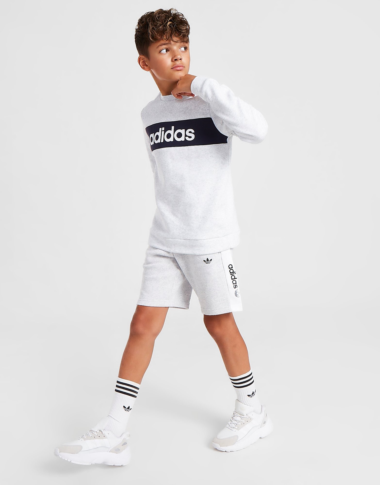 

adidas Originals Itasca Shorts Junior - Only at JD - Grey - Kids, Grey