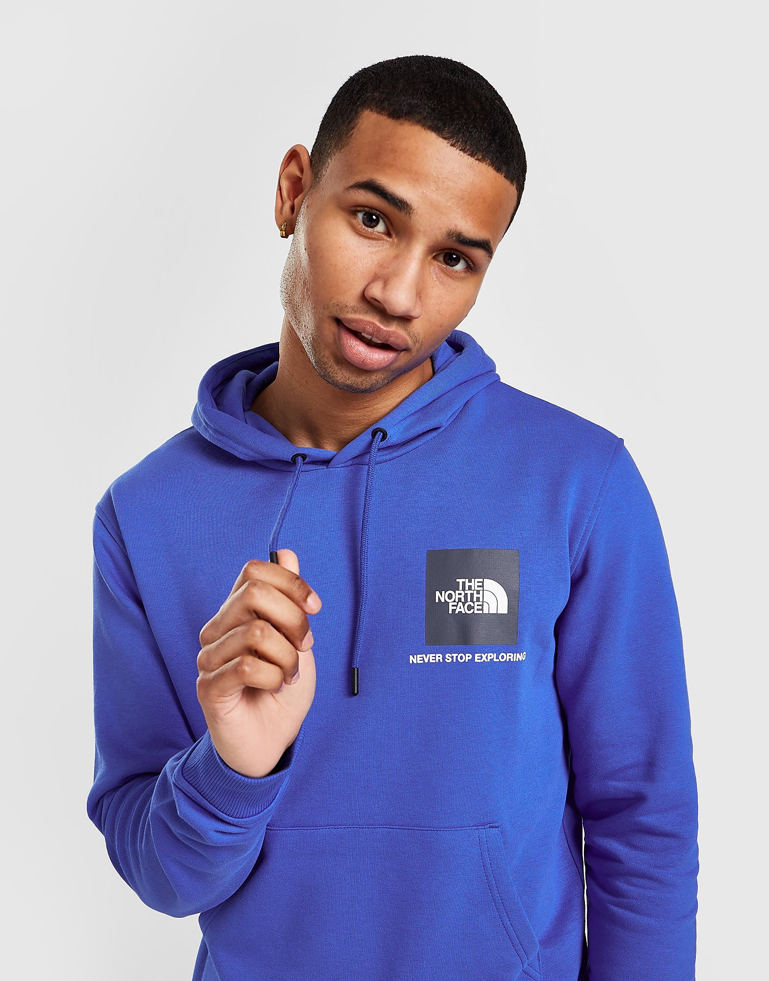 

The North Face Fine Box Hoodie - Only at JD - Blue - Mens, Blue