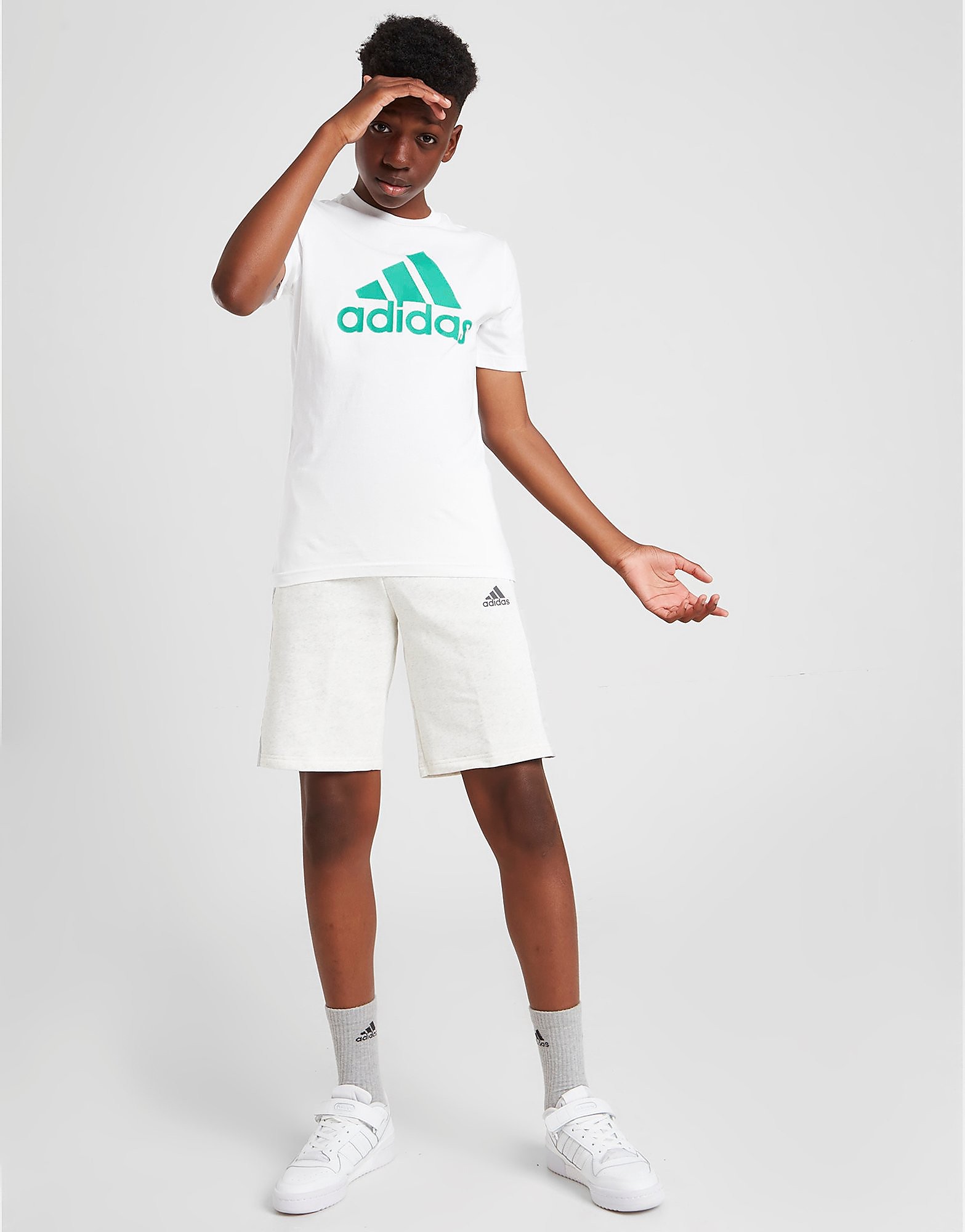 

adidas Logo T-Shirt Junior - White - Kids, White