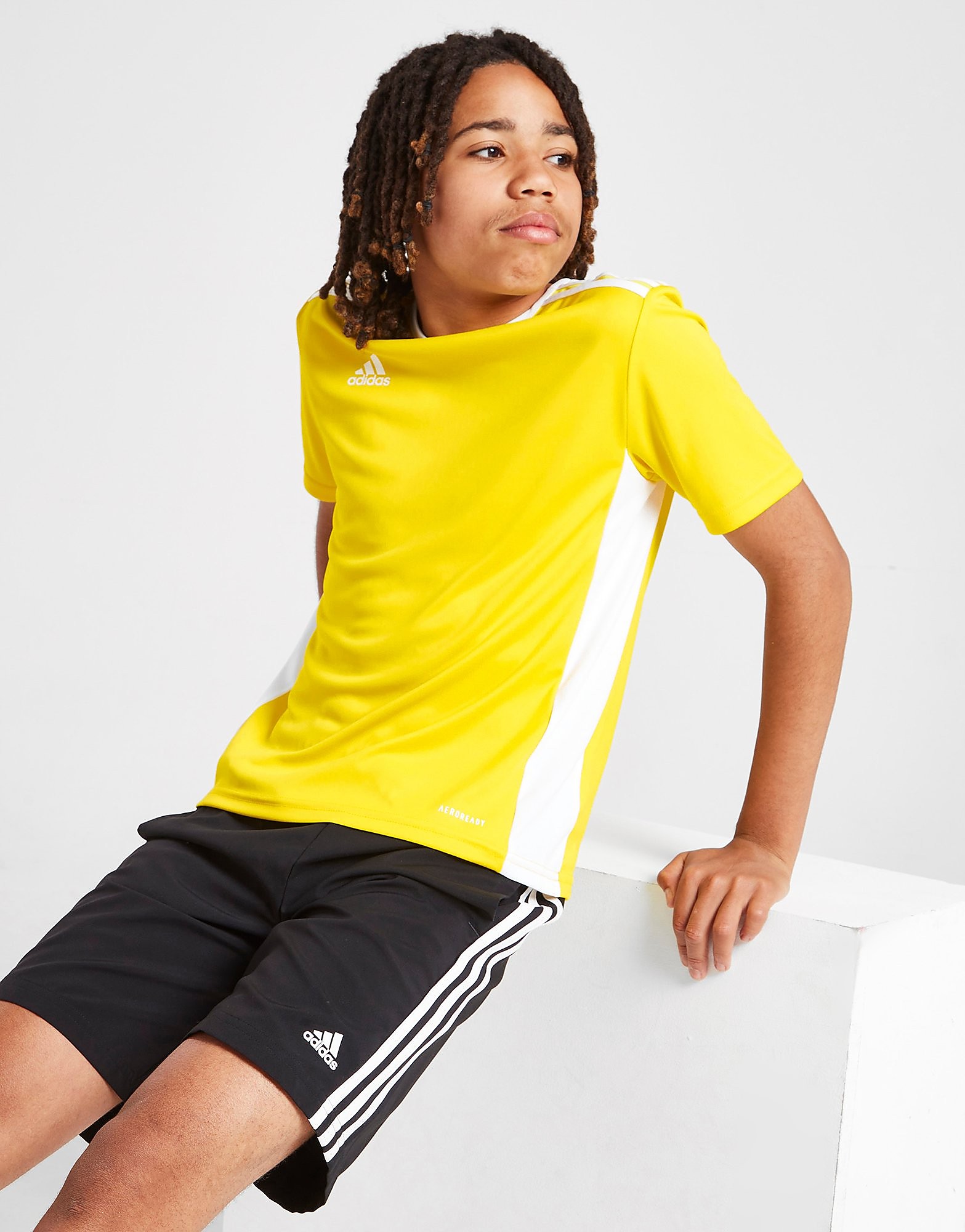 

adidas Entrada 18 T-Shirt Junior - Yellow, Yellow