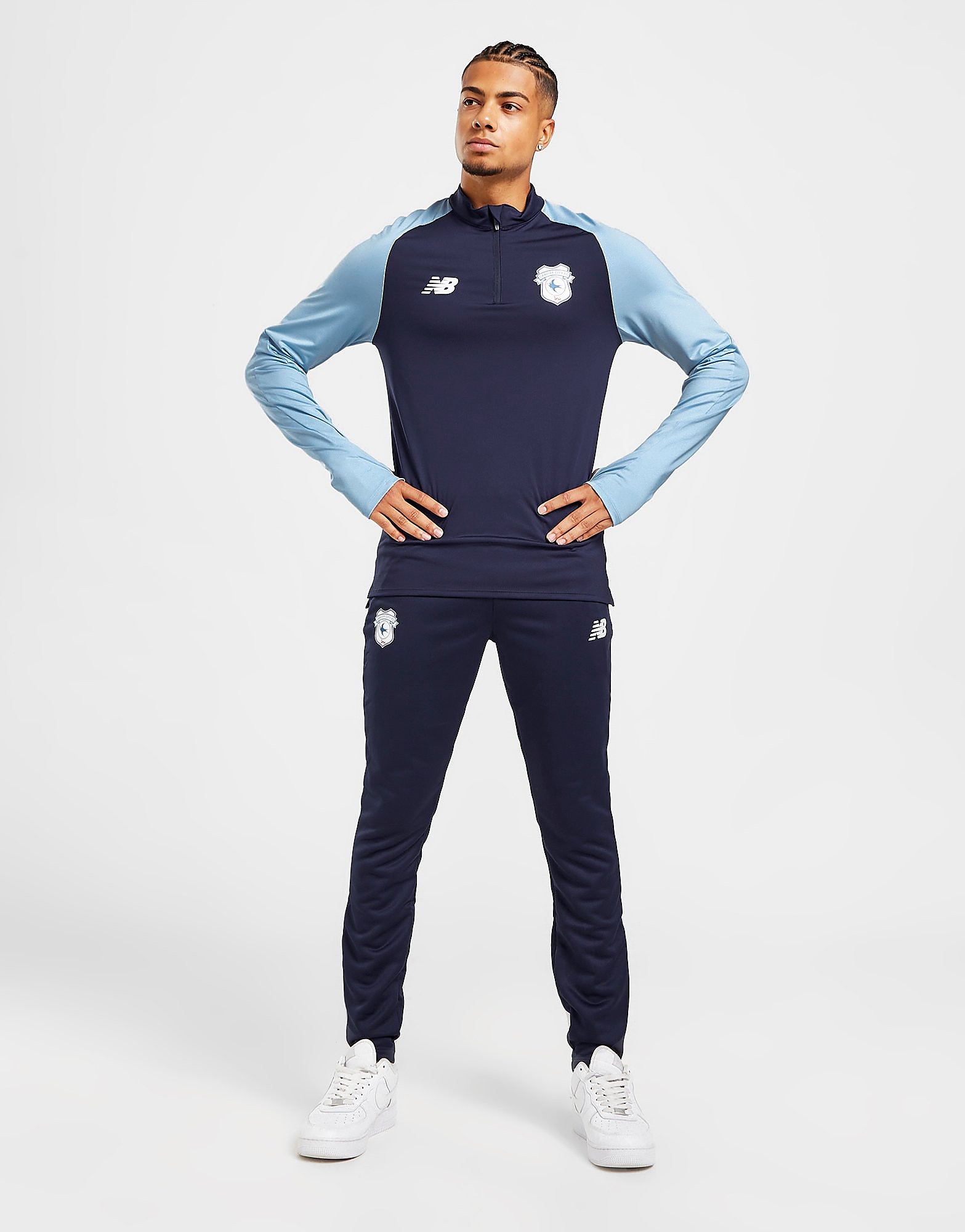 

New Balance Cardiff City FC Slim Track Pants - Blue - Mens, Blue