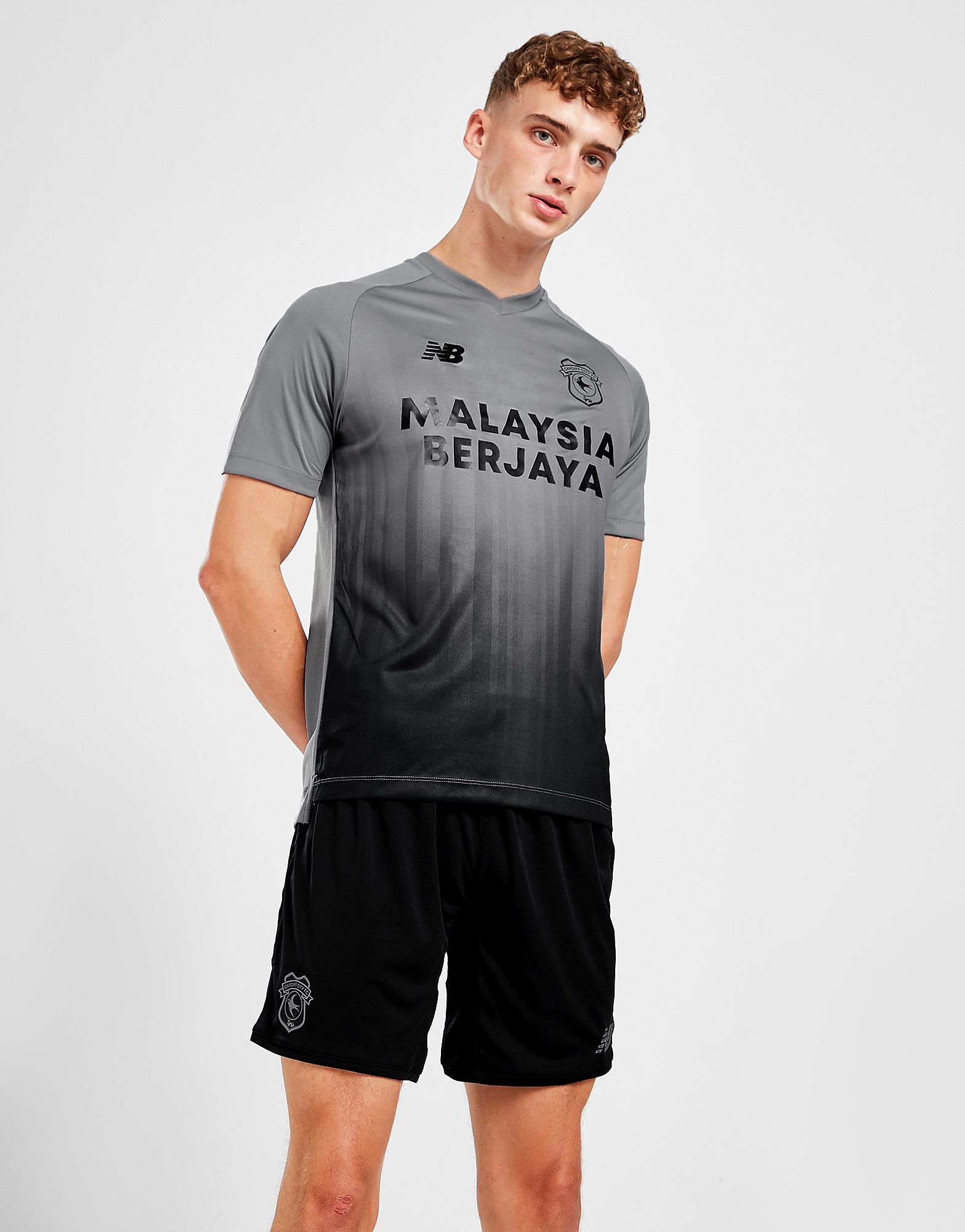 

New Balance Cardiff City FC 2022/23 Away Shorts - Black - Mens, Black