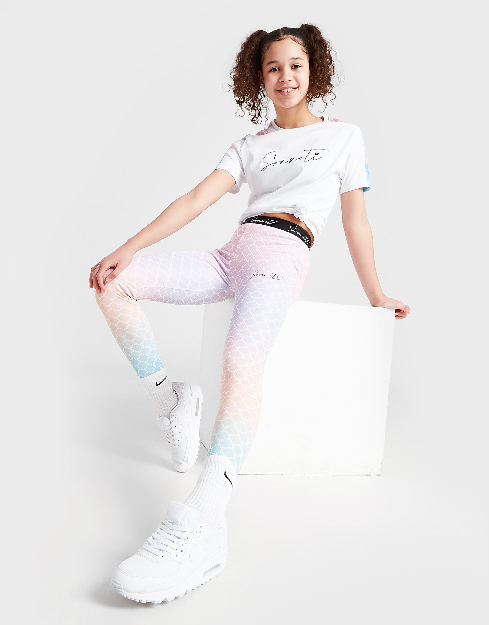 

Sonneti Girls' Geometric Tie Dye Leggings Junior - Multi Coloured - Kids, Multi Coloured