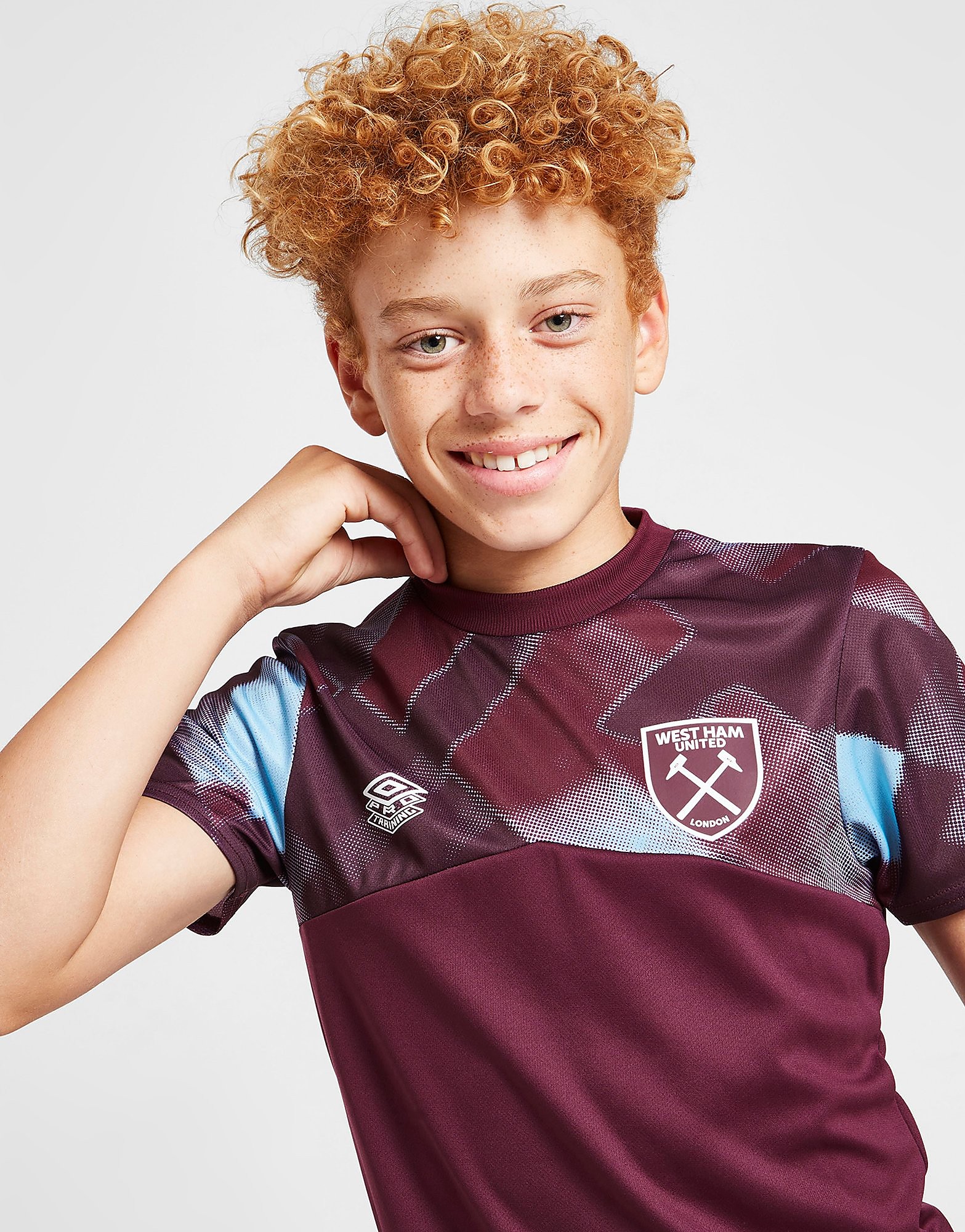 

Umbro West Ham United FC Warm Up Shirt Junior - Red - Kids, Red
