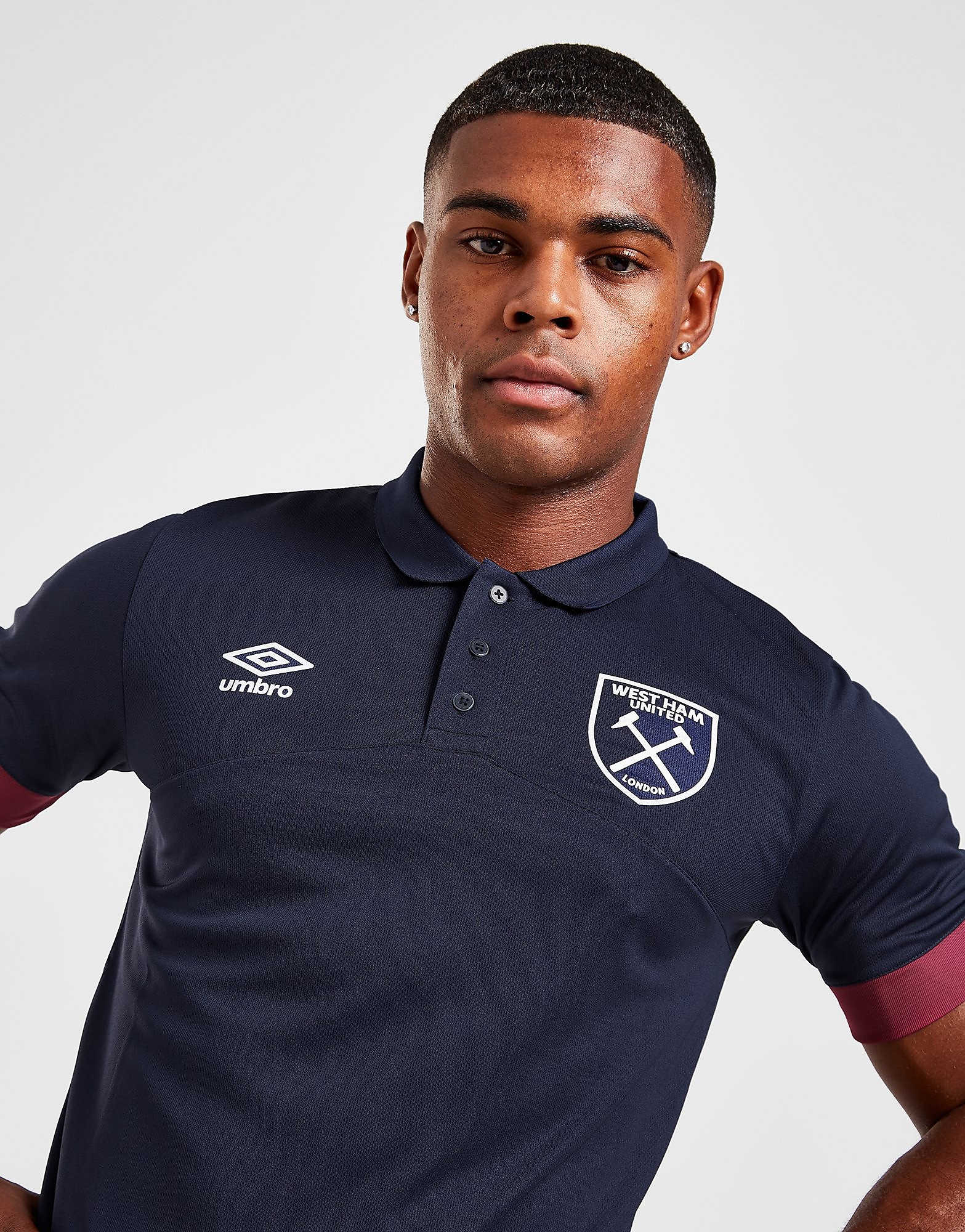 

Umbro West Ham United FC Poly Polo Shirt - Navy - Mens, Navy