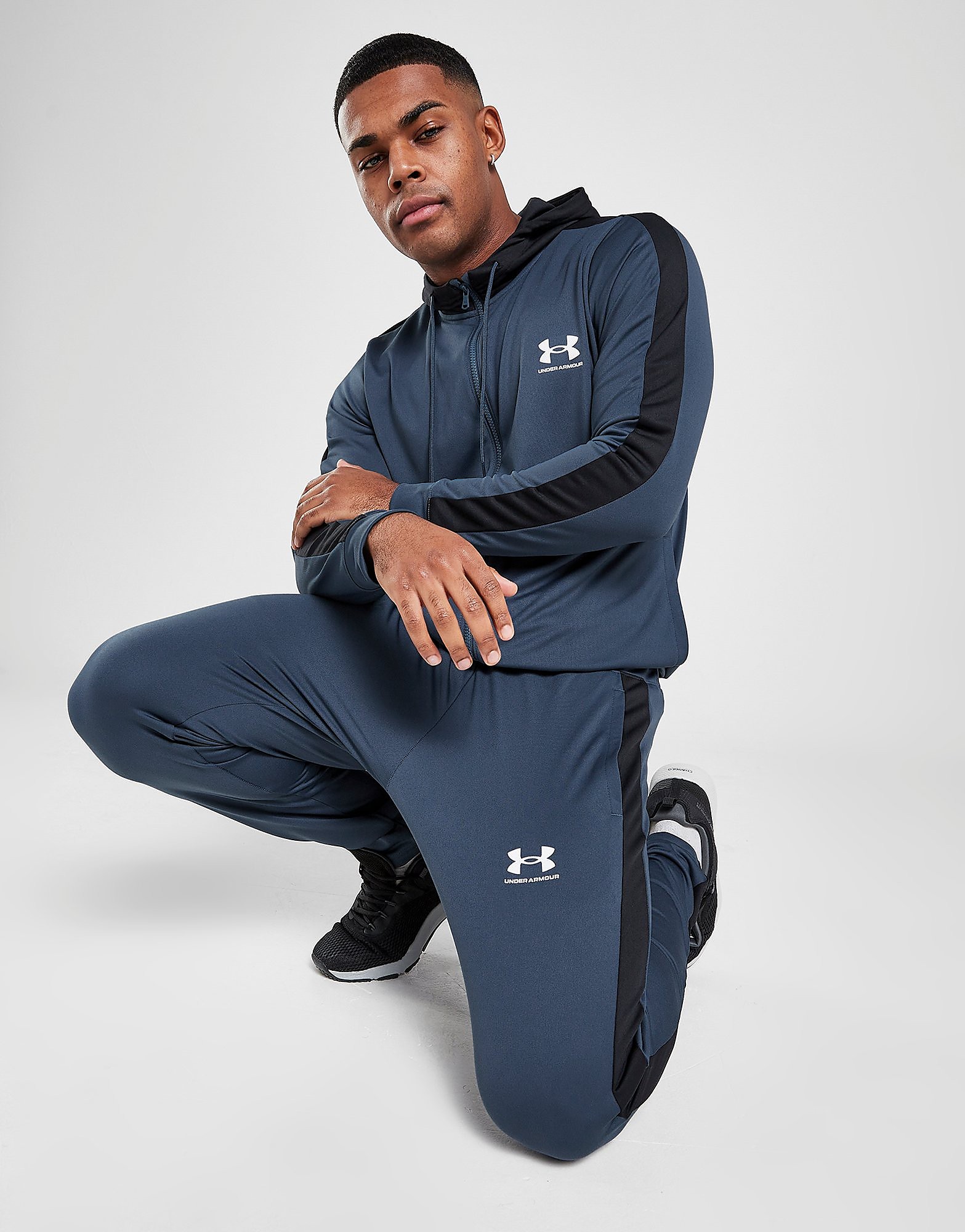 

Under Armour Poly Track Pants - Blue, Blue