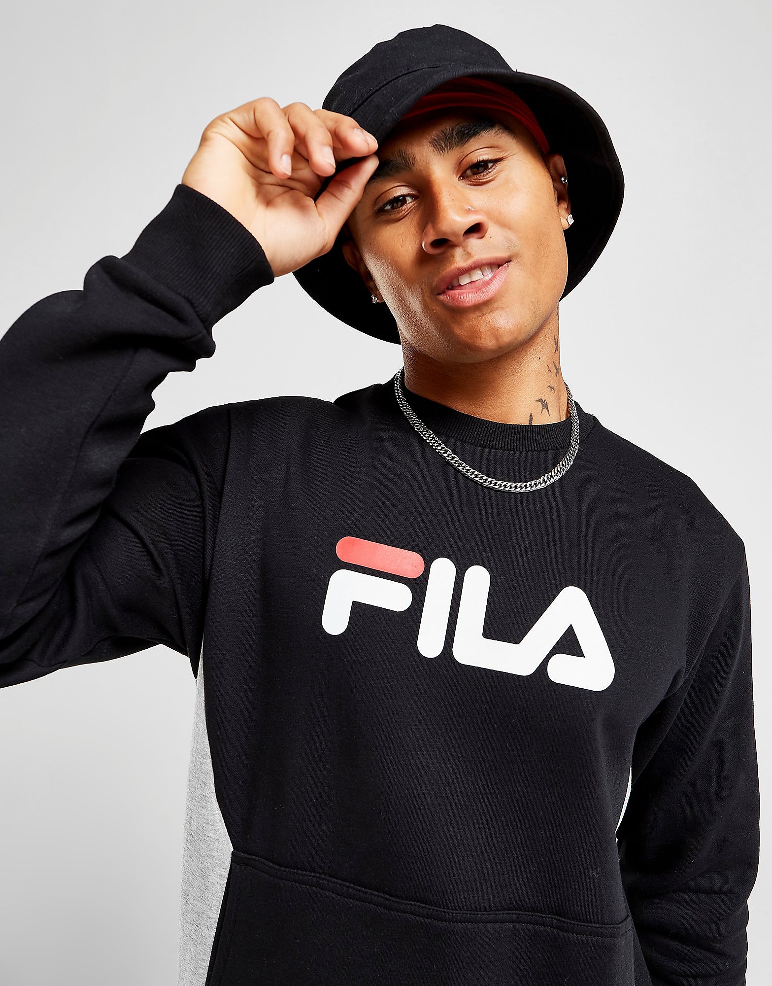 

Fila Endrigo Sweatshirt - Black - Mens, Black