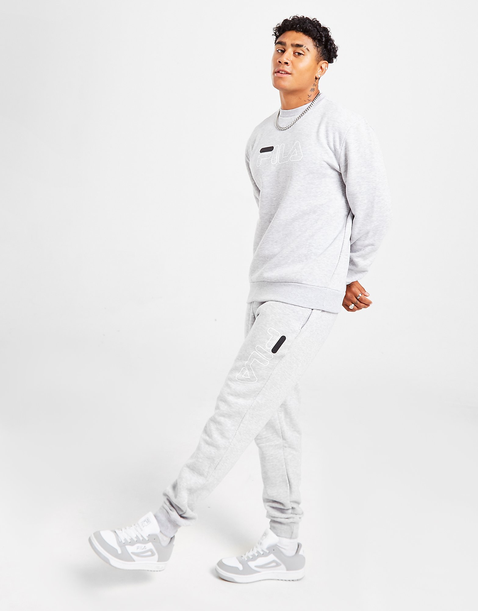 

Fila Elijah Tracksuit - Grey/GYM - Mens, Grey/GYM