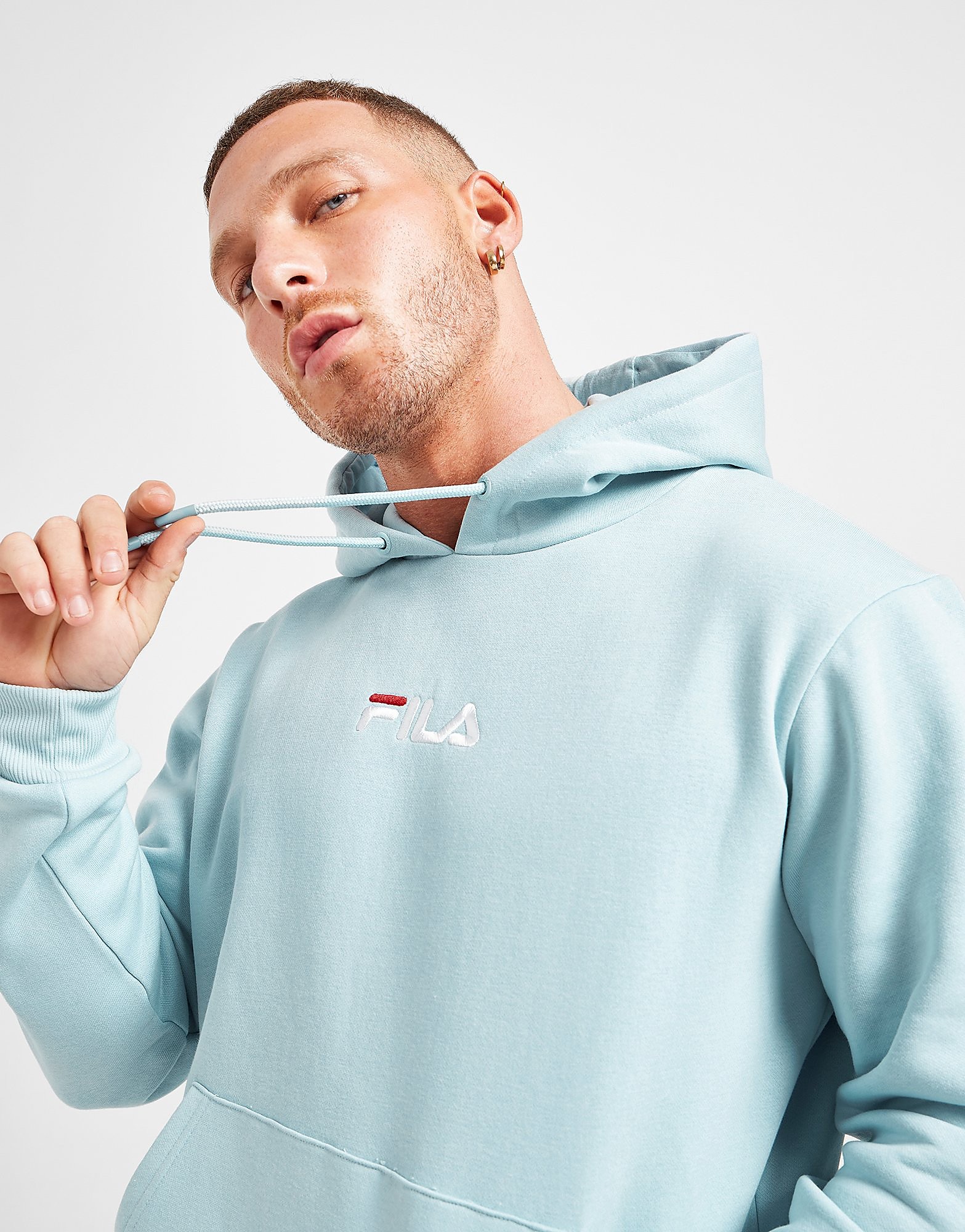 

Fila Ros Hoodie - Blue - Mens, Blue