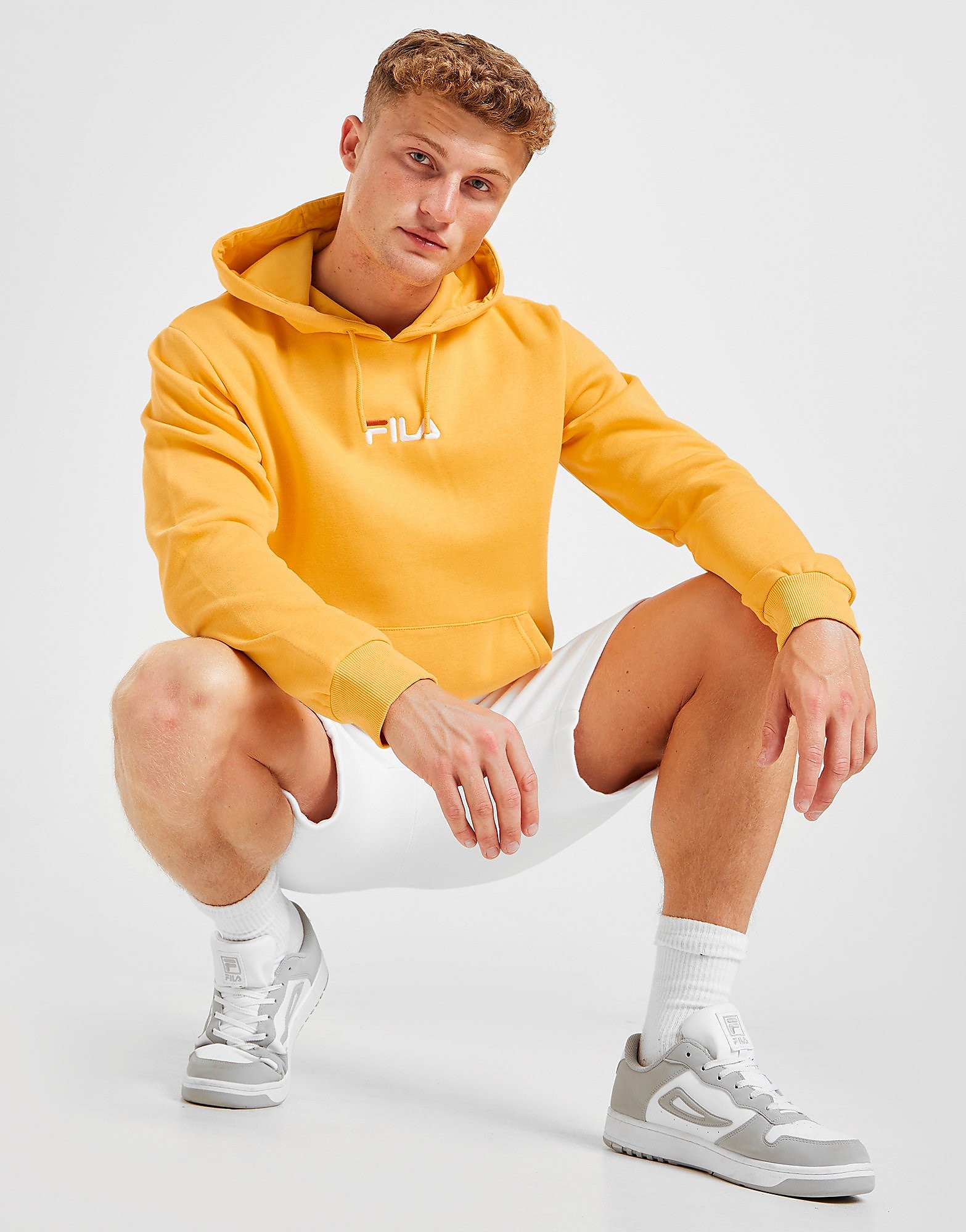 

Fila Ros Hoodie - Orange - Mens, Orange