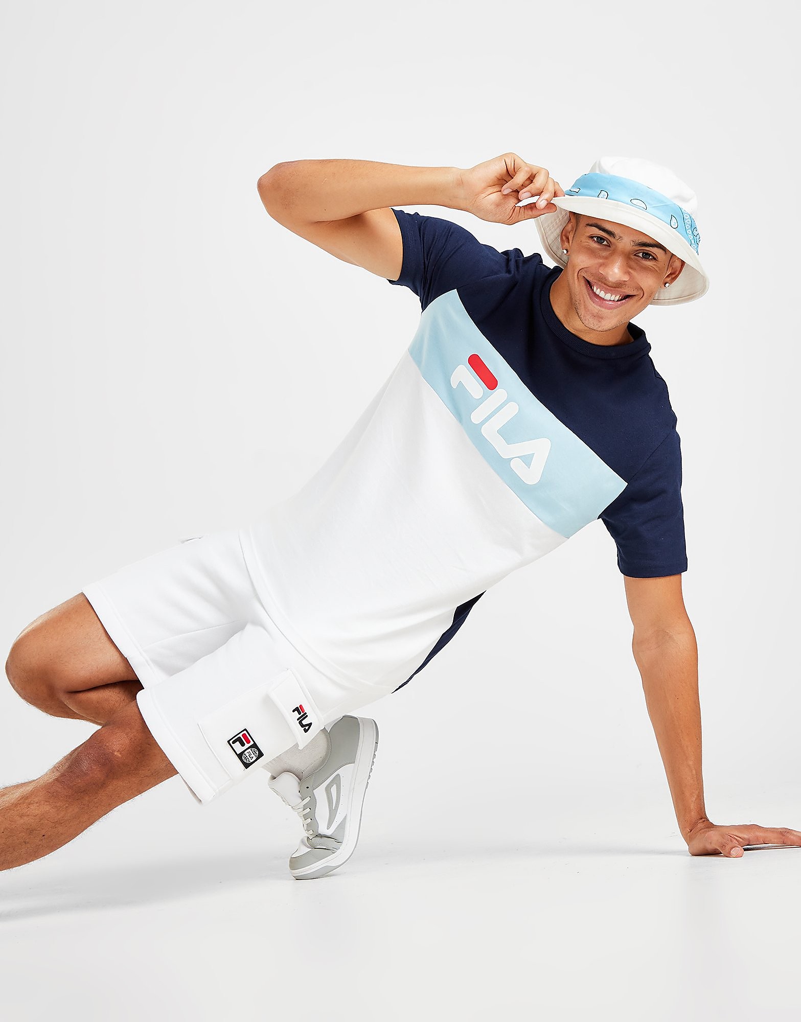 

Fila Karter T-Shirt - Blue - Mens, Blue