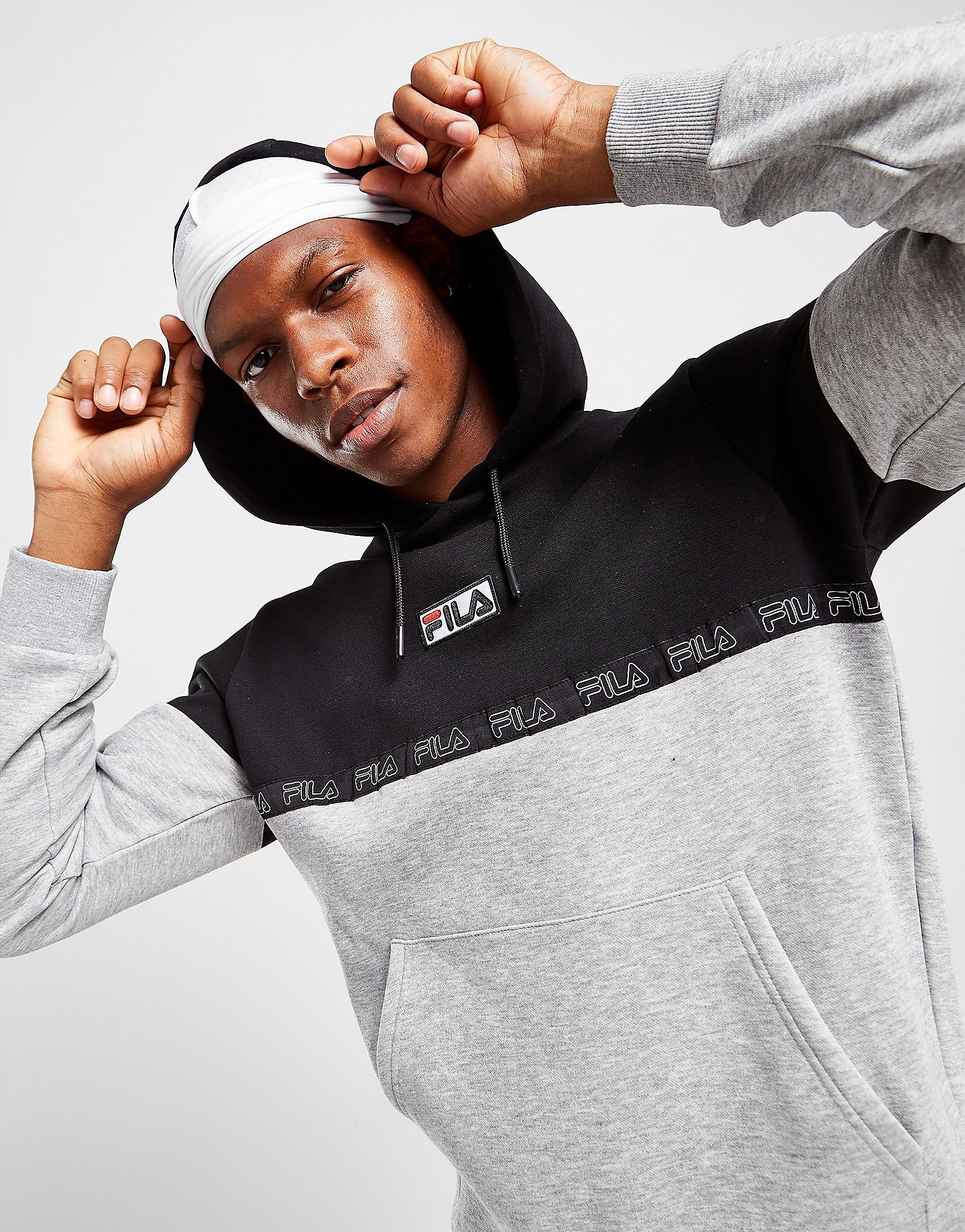

Fila Pal Hoodie - Grey - Mens, Grey