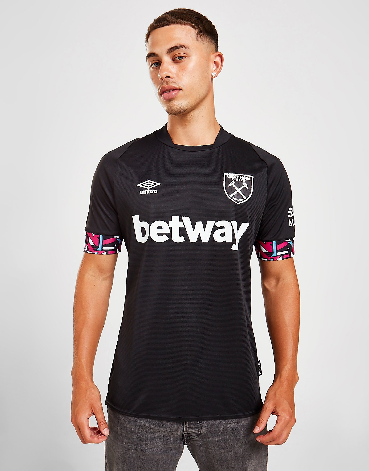 

Umbro West Ham United FC 2022/23 Away Shirt - Black - Mens, Black