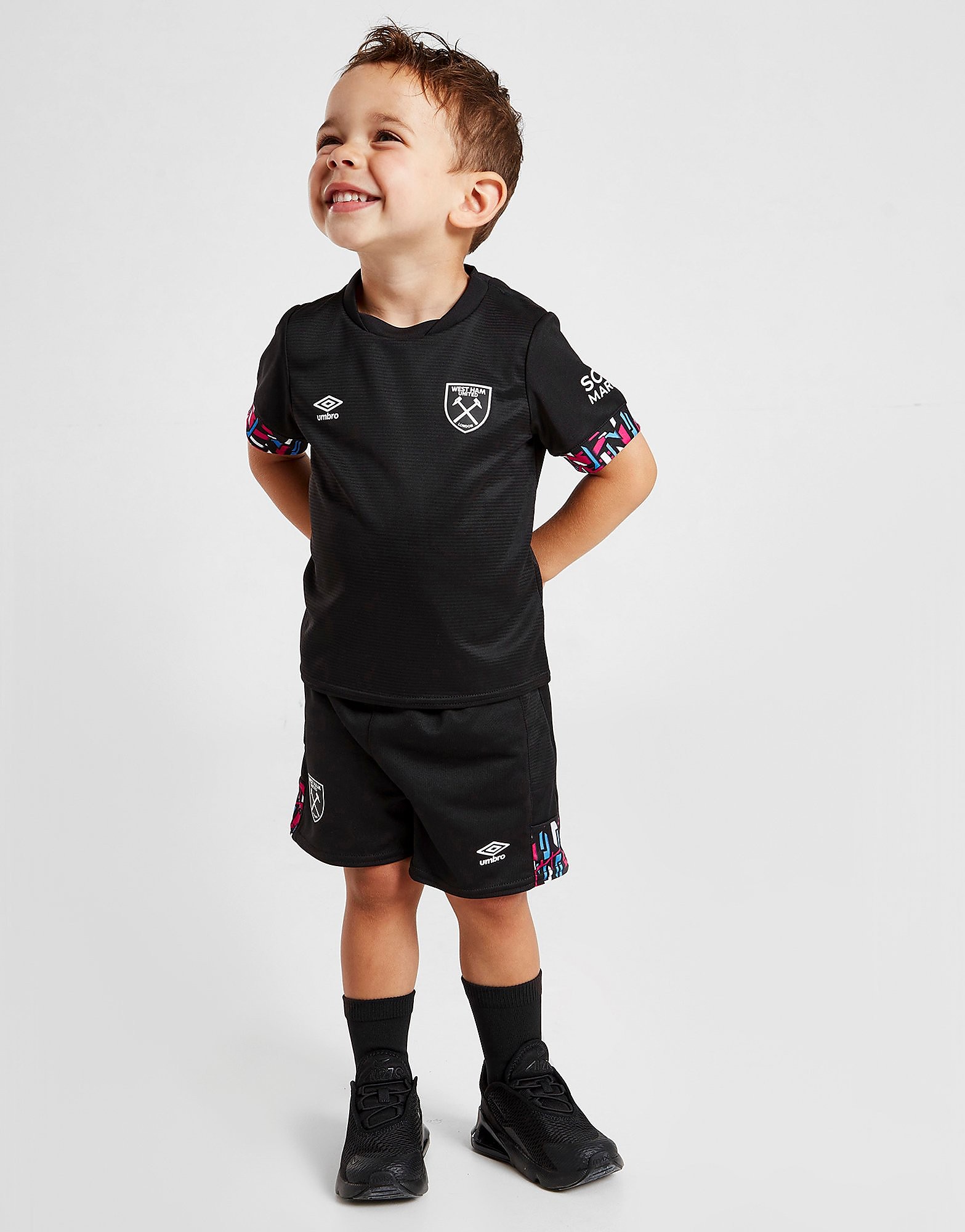 

Umbro West Ham United 2022/23 Away Kit Infant - Black - Kids, Black