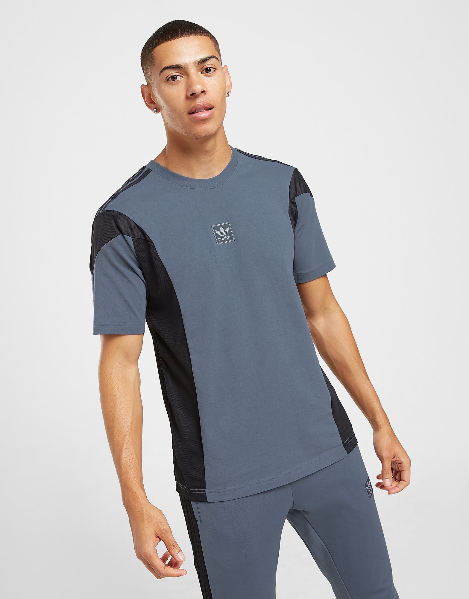 adidas Originals ID96 T-Shirt - Only at JD - Grey - Mens, Grey