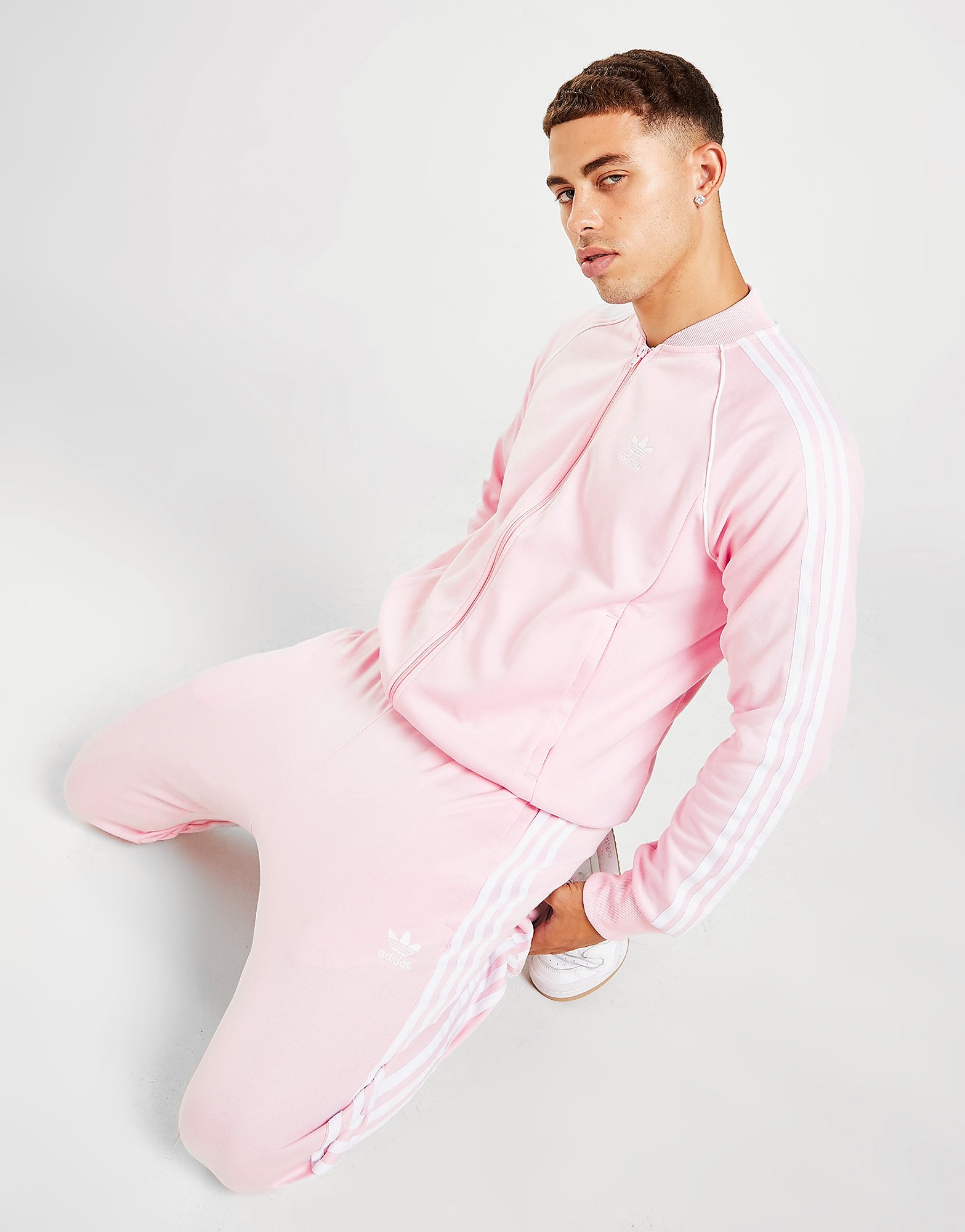 

adidas Originals SST Track Top - Only at JD - Pink - Mens, Pink