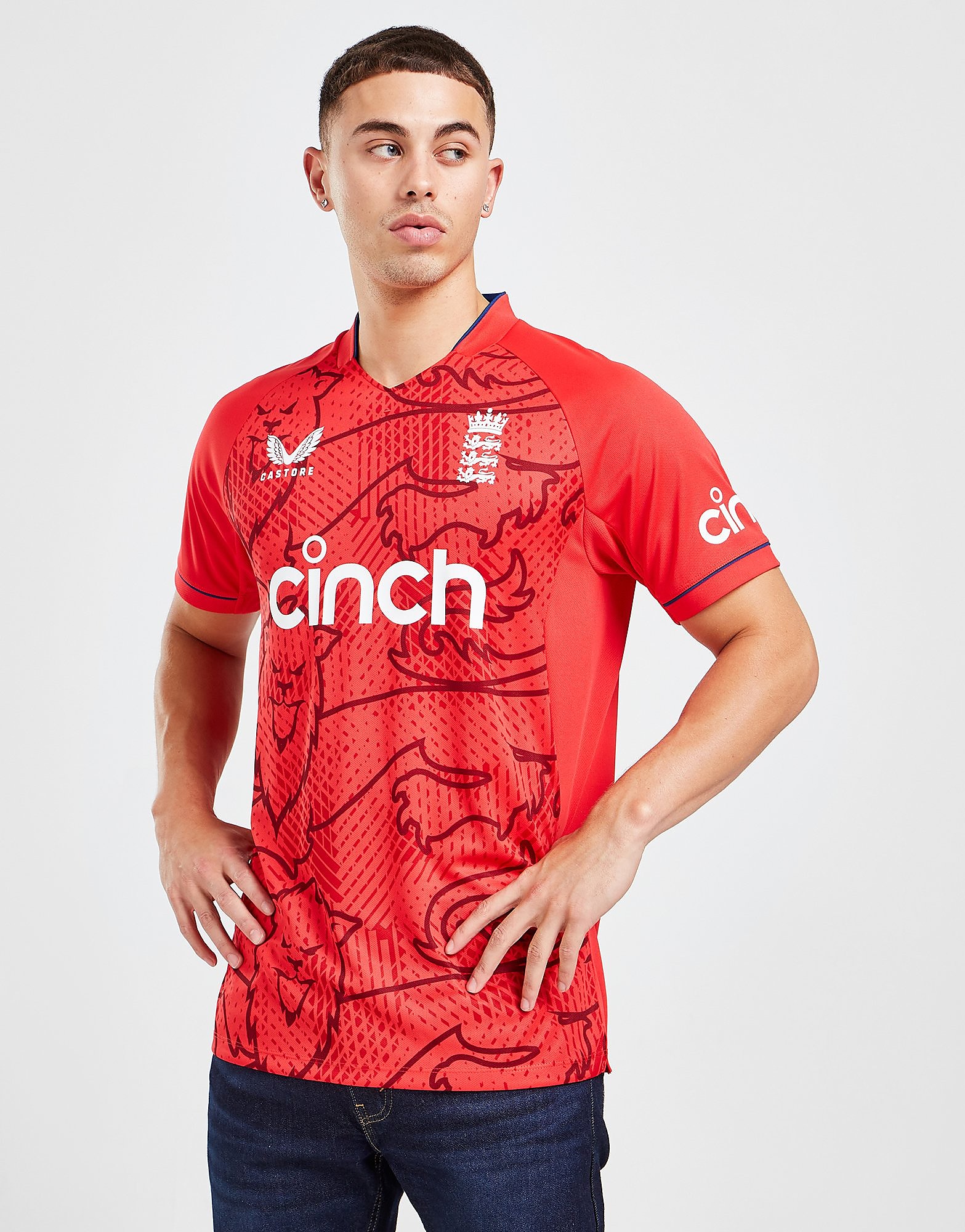 Castore Camisola ECB 2022 T20 - Vermelho - Mens, Vermelho