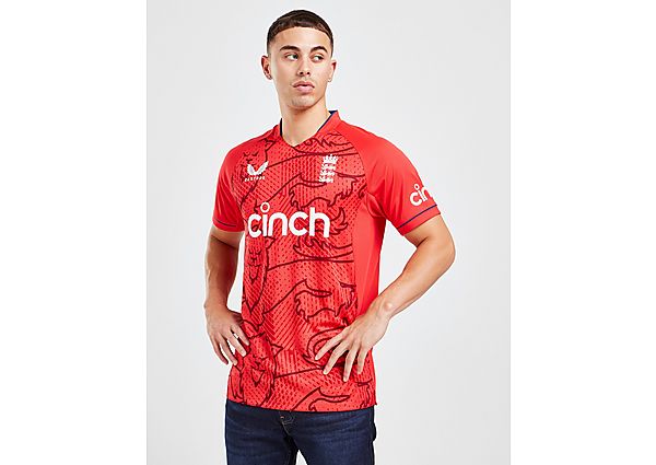 Castore ECB 2022 T20 Shirt - Red - Mens, Red