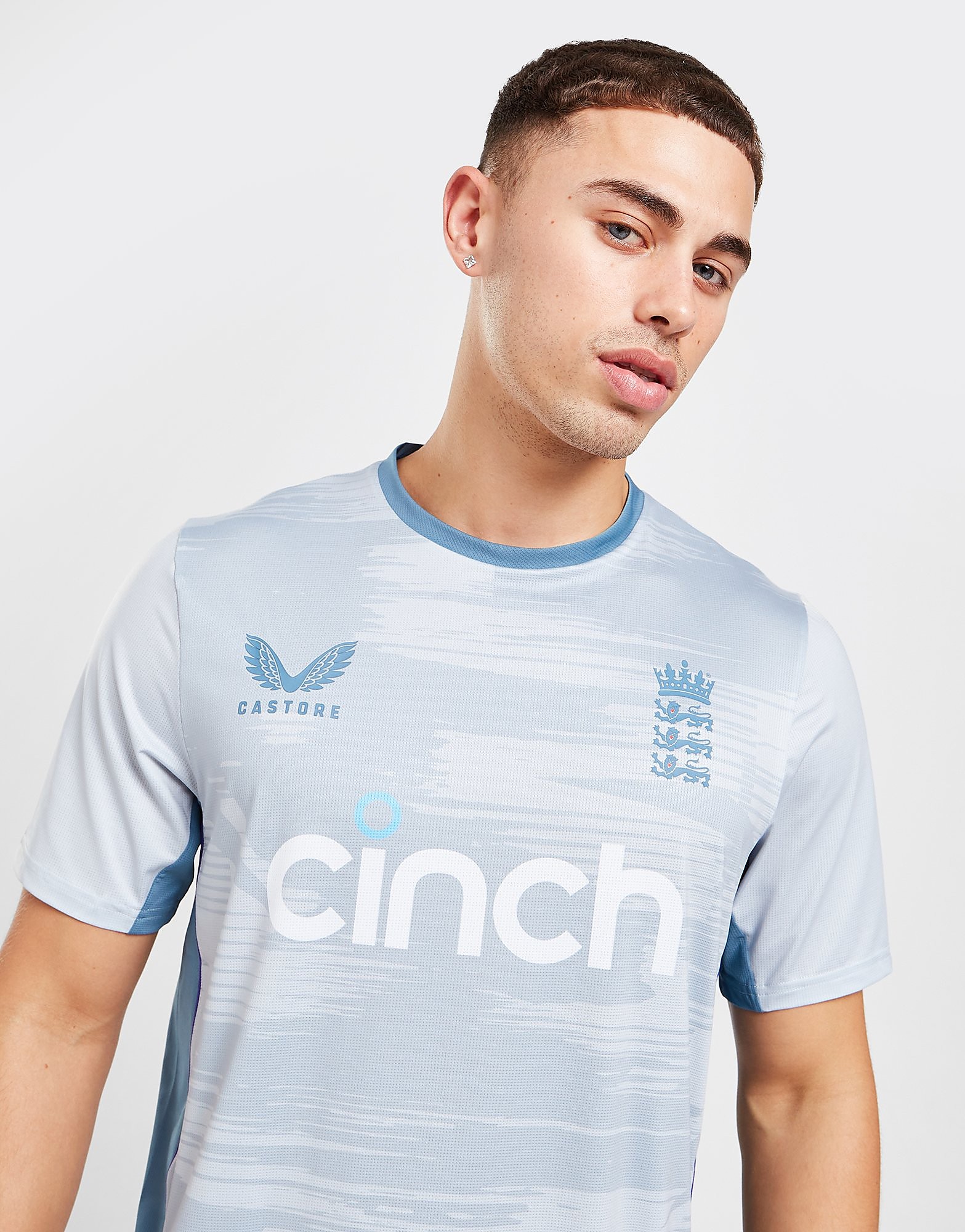 

Castore ECB 2022 Training Shirt - Blue - Mens, Blue