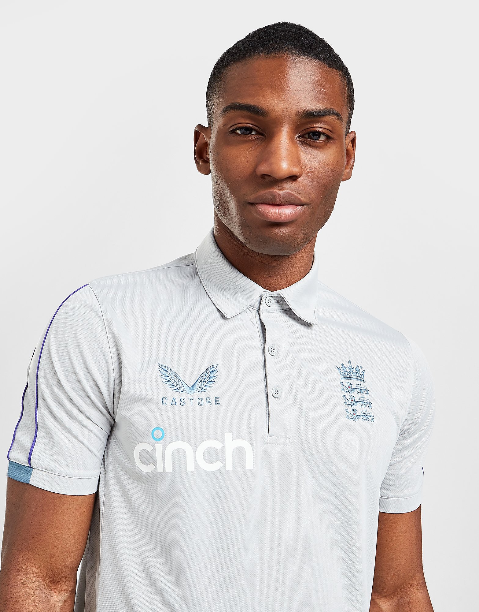 

Castore ECB 2022 Travel Polo Shirt - Grey - Mens, Grey
