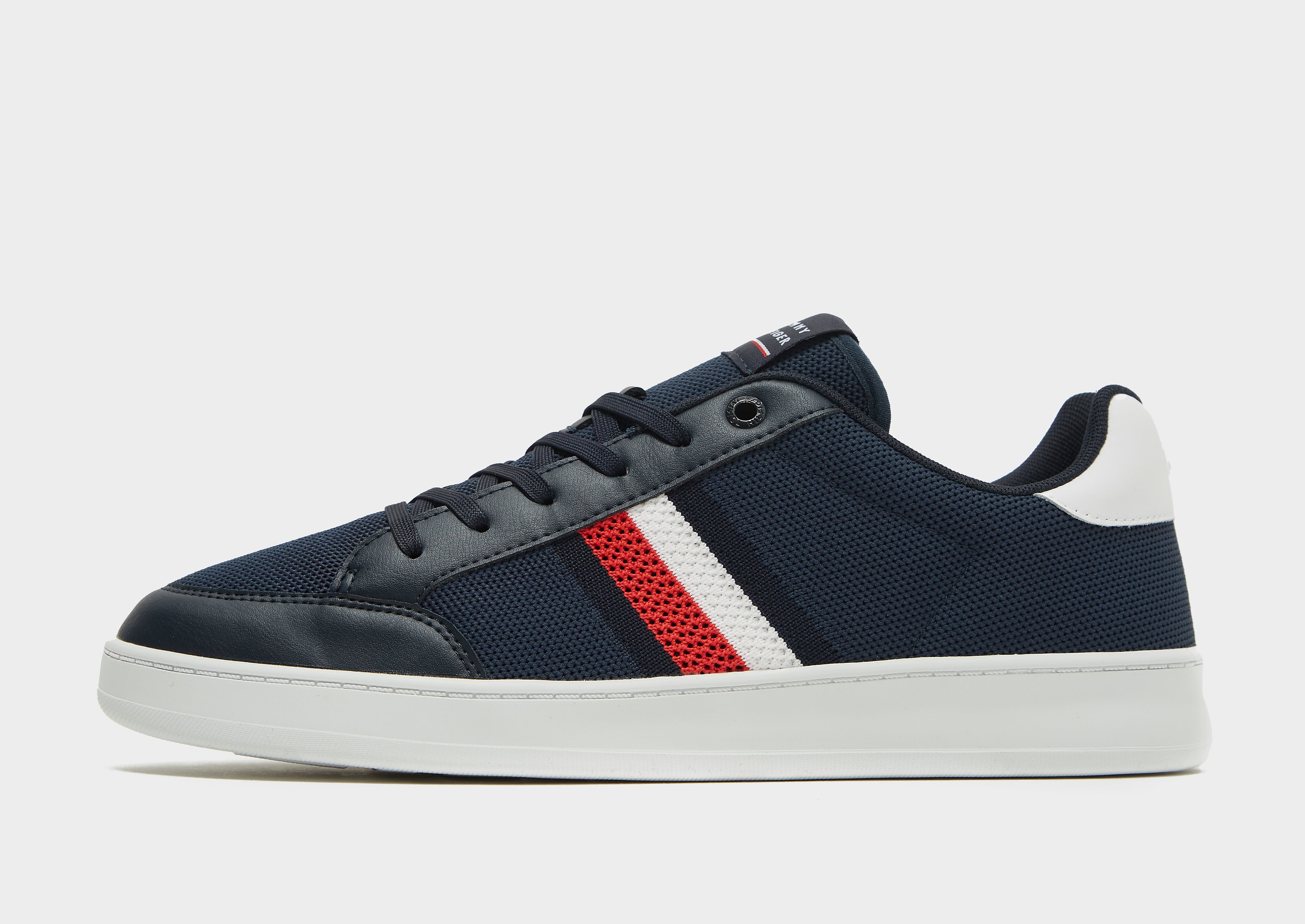

Tommy Hilfiger Cupsole Knit Mix Trainers - Blue - Mens, Blue