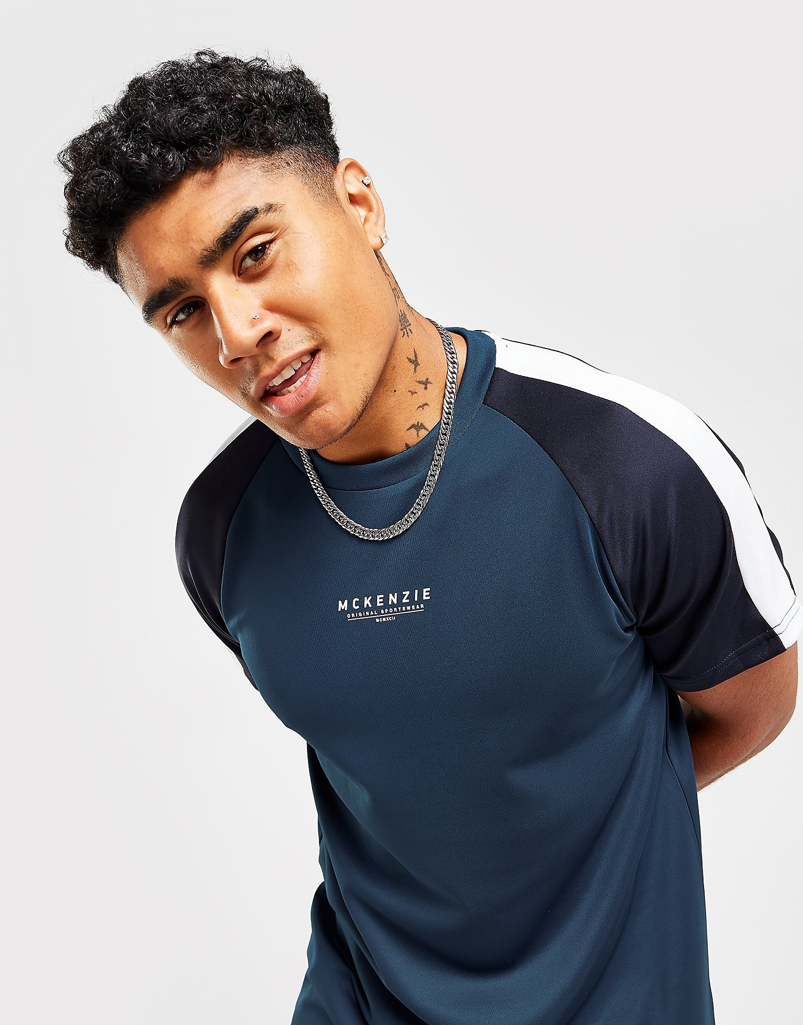 

McKenzie Exile Poly T-Shirt - Only at JD - Blue - Mens, Blue