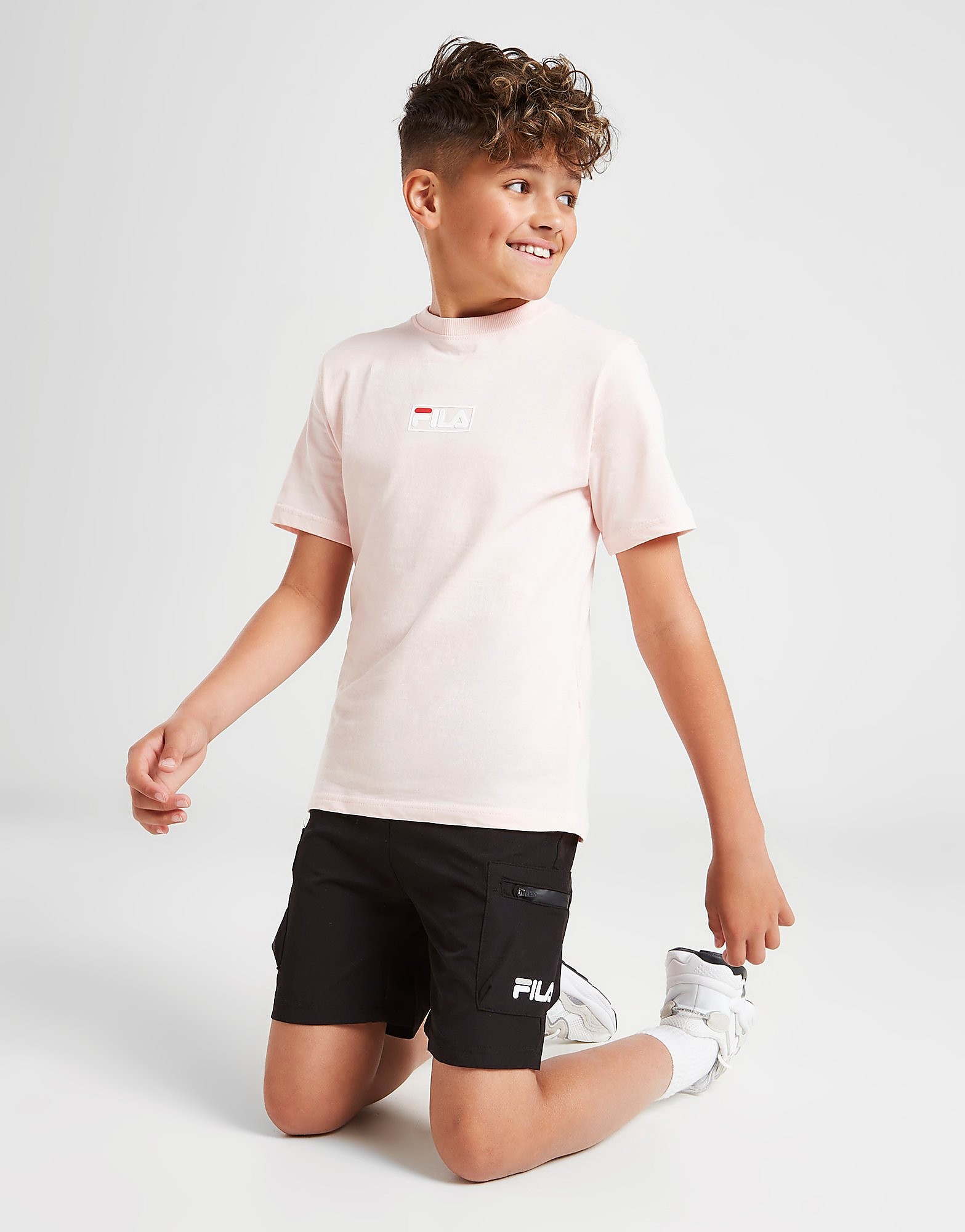 

Fila Woven Cargo Shorts Junior - Black - Kids, Black
