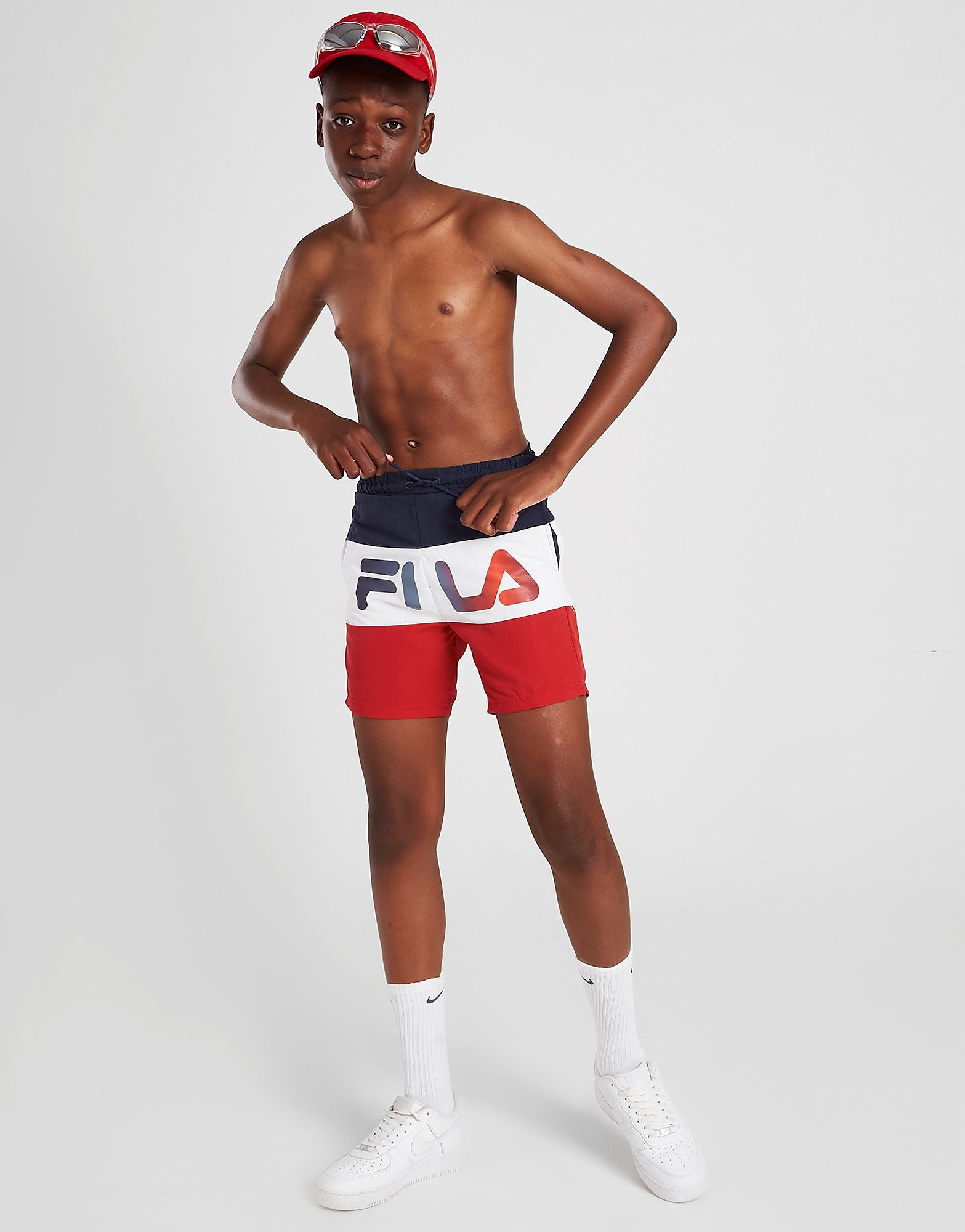 

Fila Nerin Cut & Sew Swim Shorts Junior - Navy - Kids, Navy