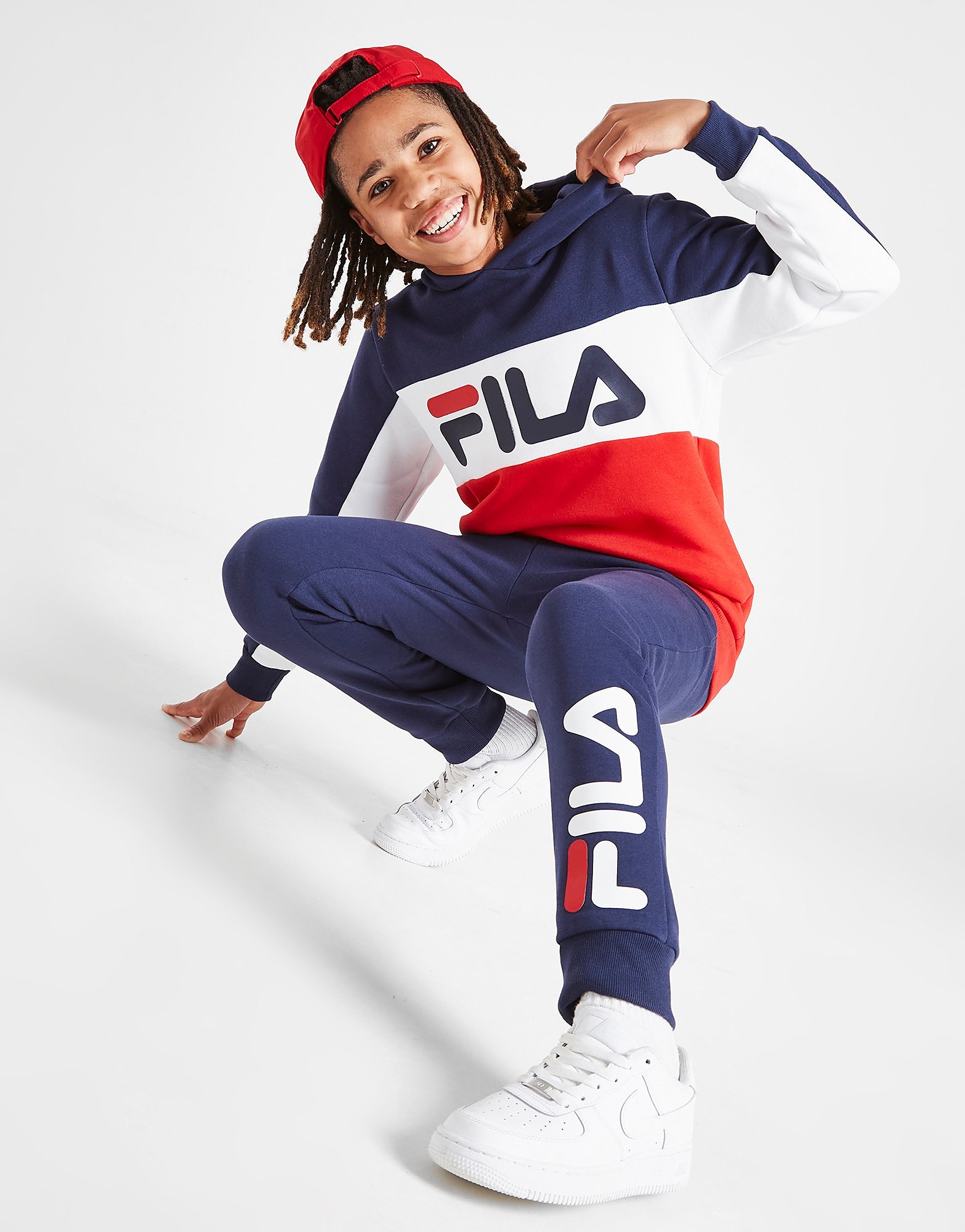 

Fila Iconic Tracksuit Junior - Navy - Kids, Navy