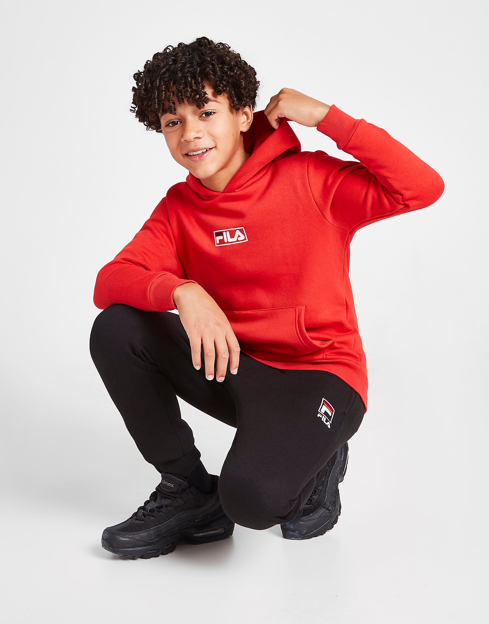 

Fila Essential Overhead Hoodie Junior - Red - Kids, Red