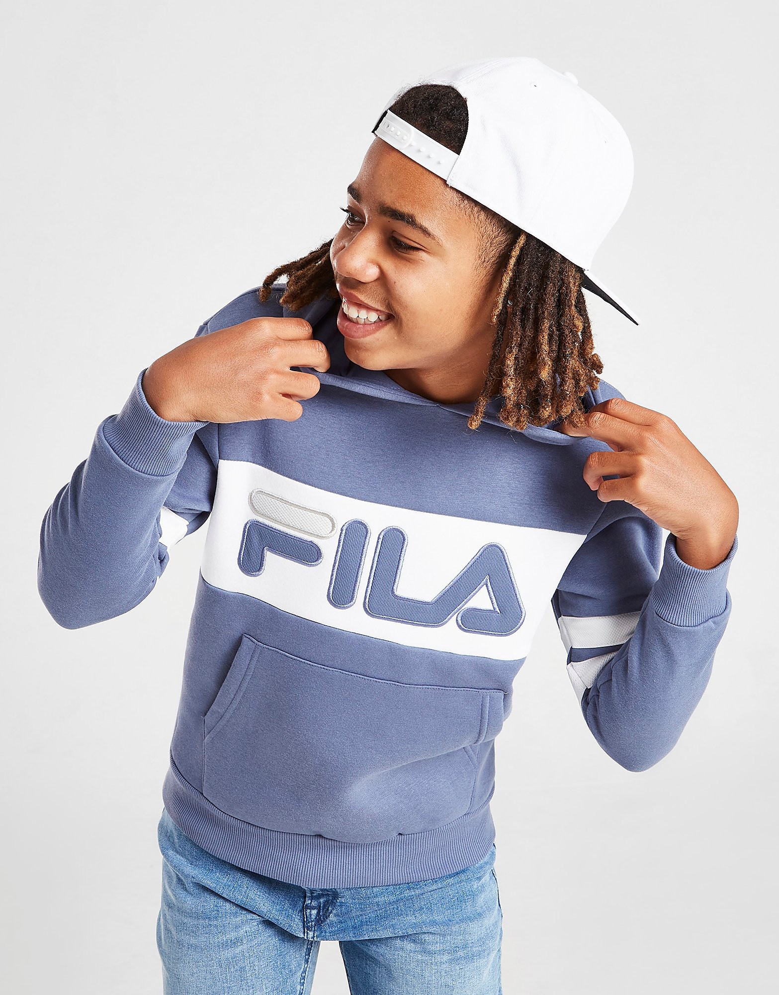 

Fila Tripoli Hoodie Junior - Blue - Kids, Blue