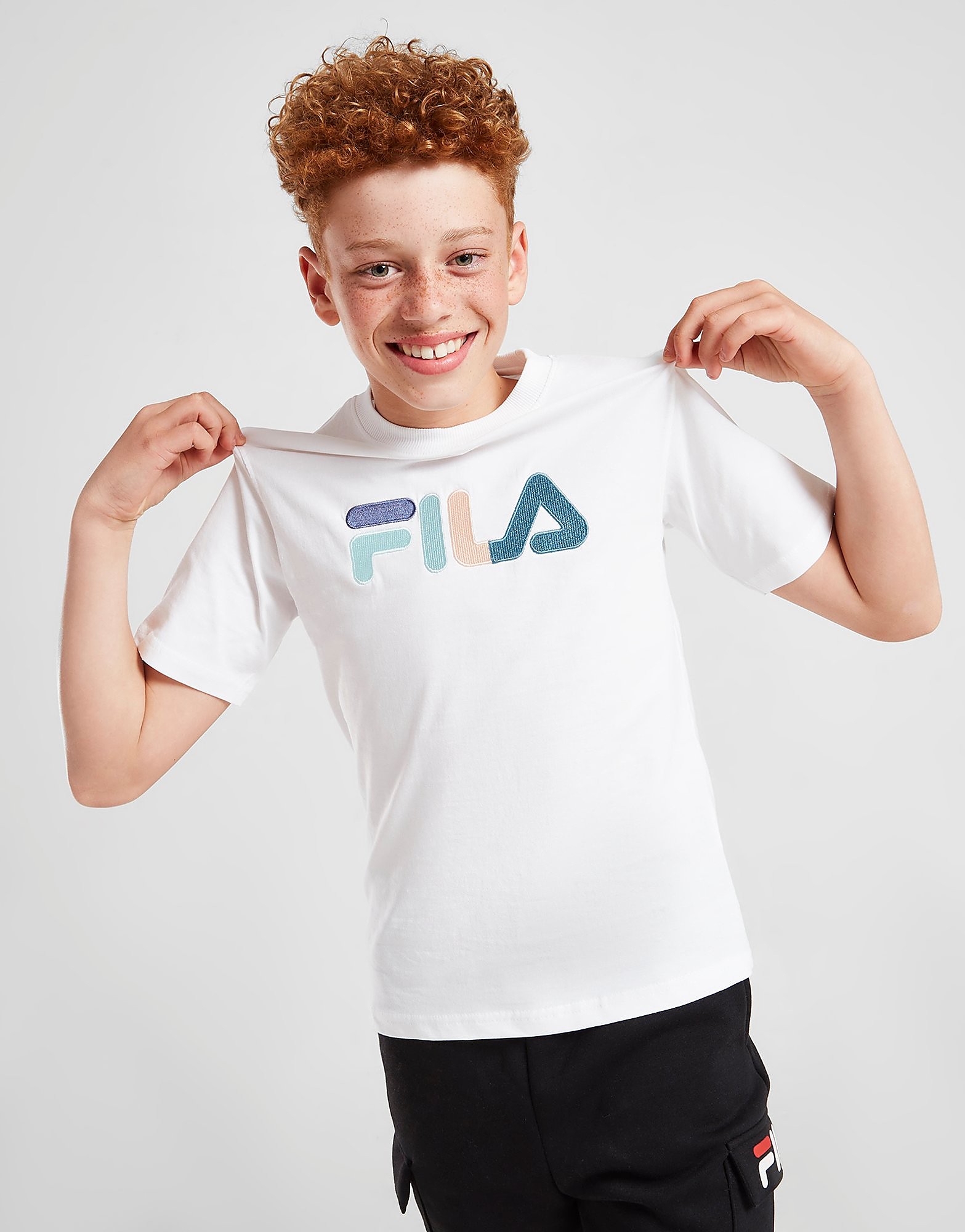

Fila Nuzzo Embroidered T-Shirt Junior - White/WHT - Kids, White/WHT