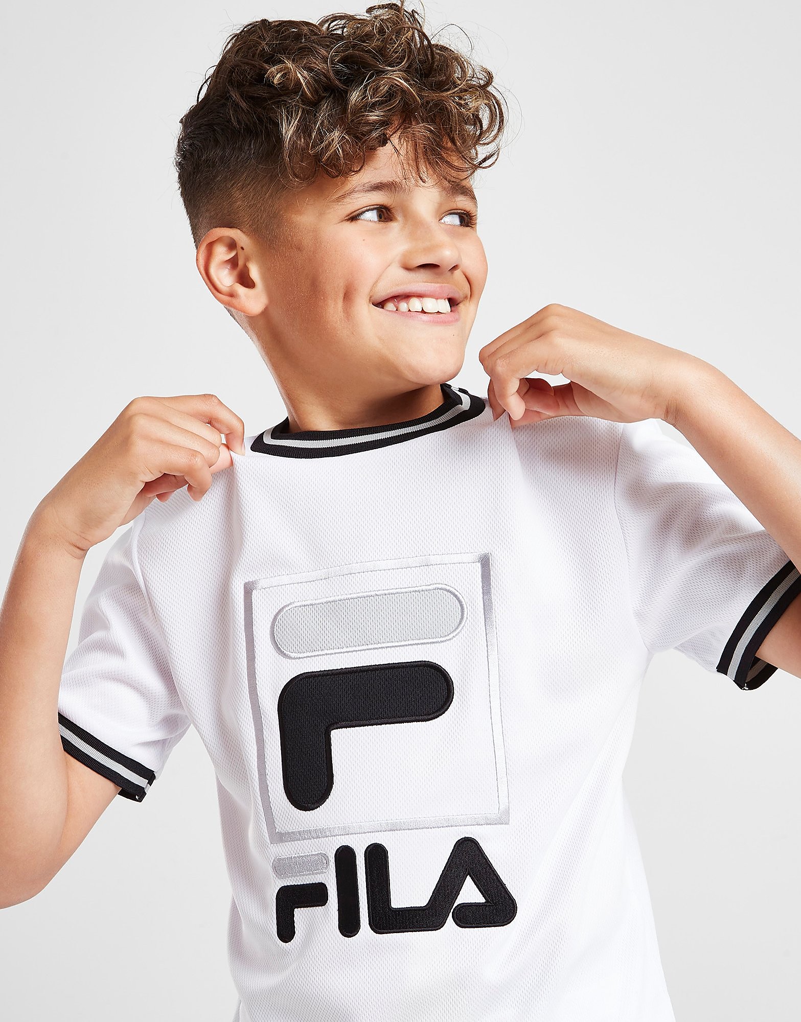 

Fila Basel Mesh T-Shirt Junior - White - Kids, White