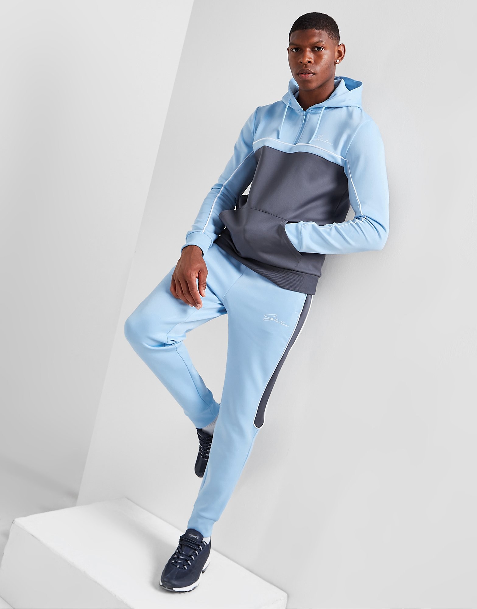 

Status Tide Poly Tracksuit - Blue - Mens, Blue