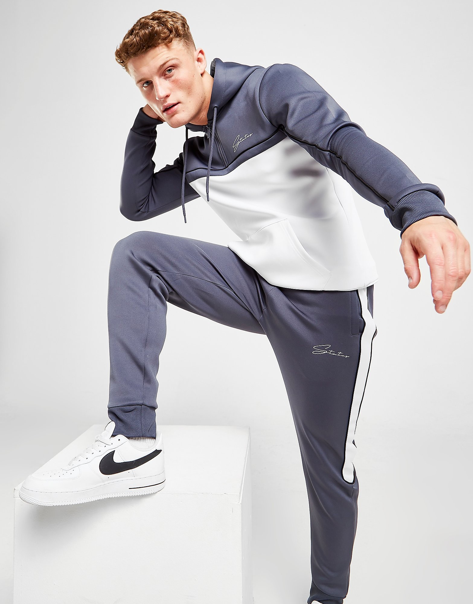 

Status Tide Poly Tracksuit - Blue - Mens, Blue