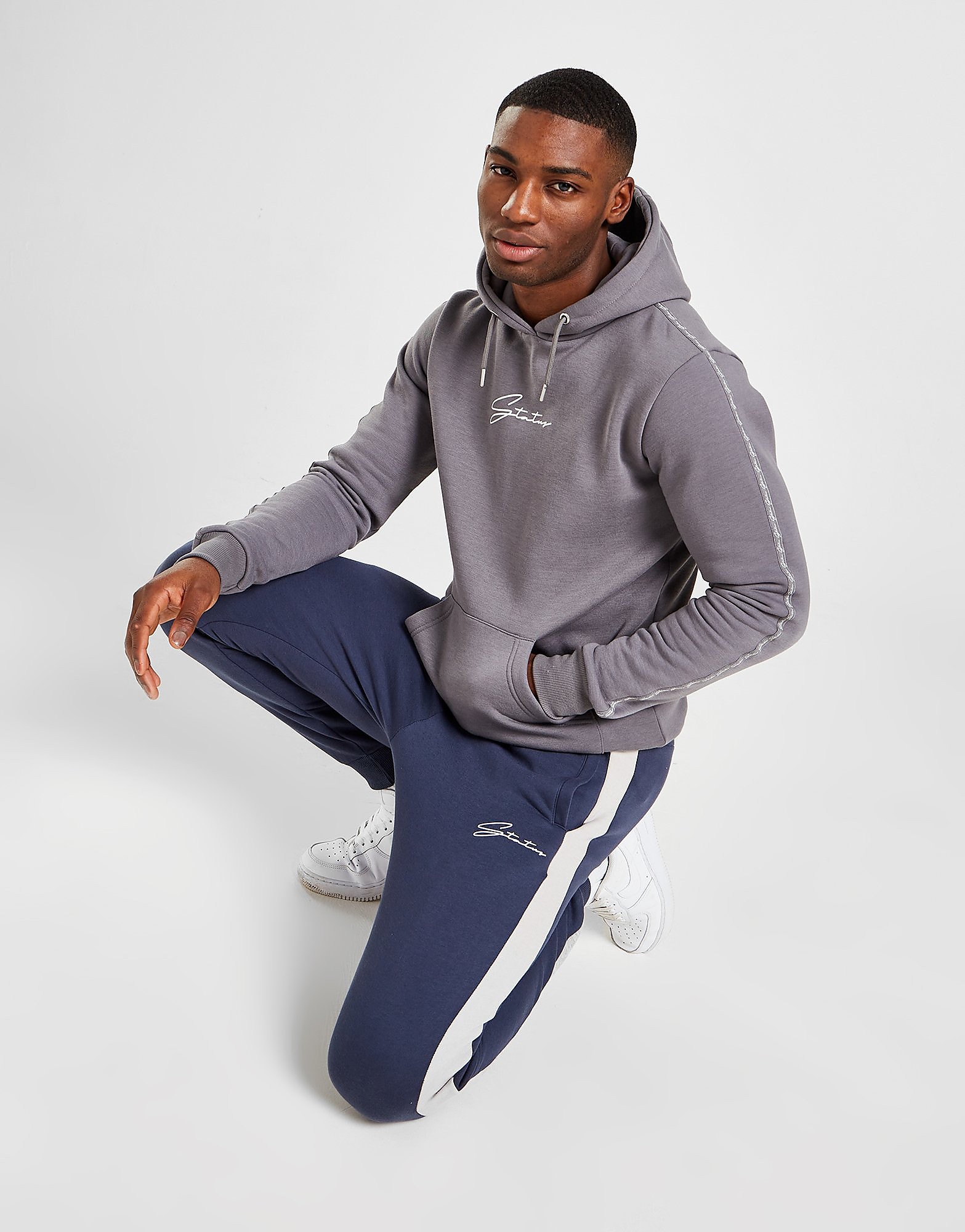 

Status Trio Joggers - Navy - Mens, Navy