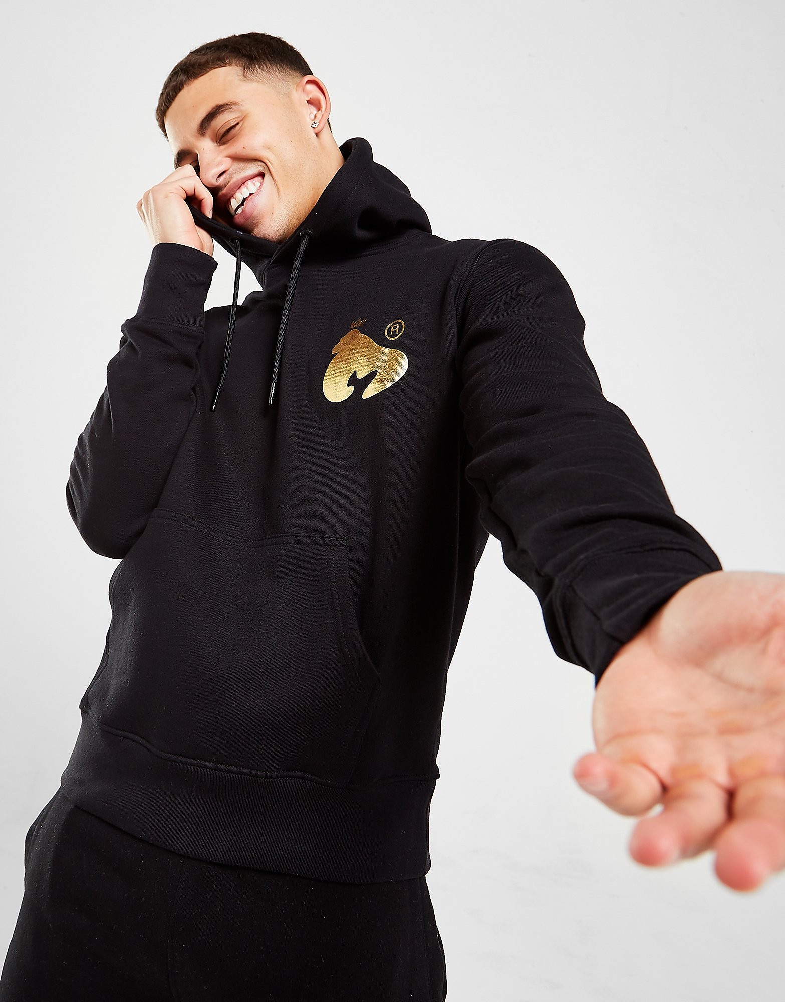 Money Clothing Logo Hoodie - Only at JD - Black - Mens, Black