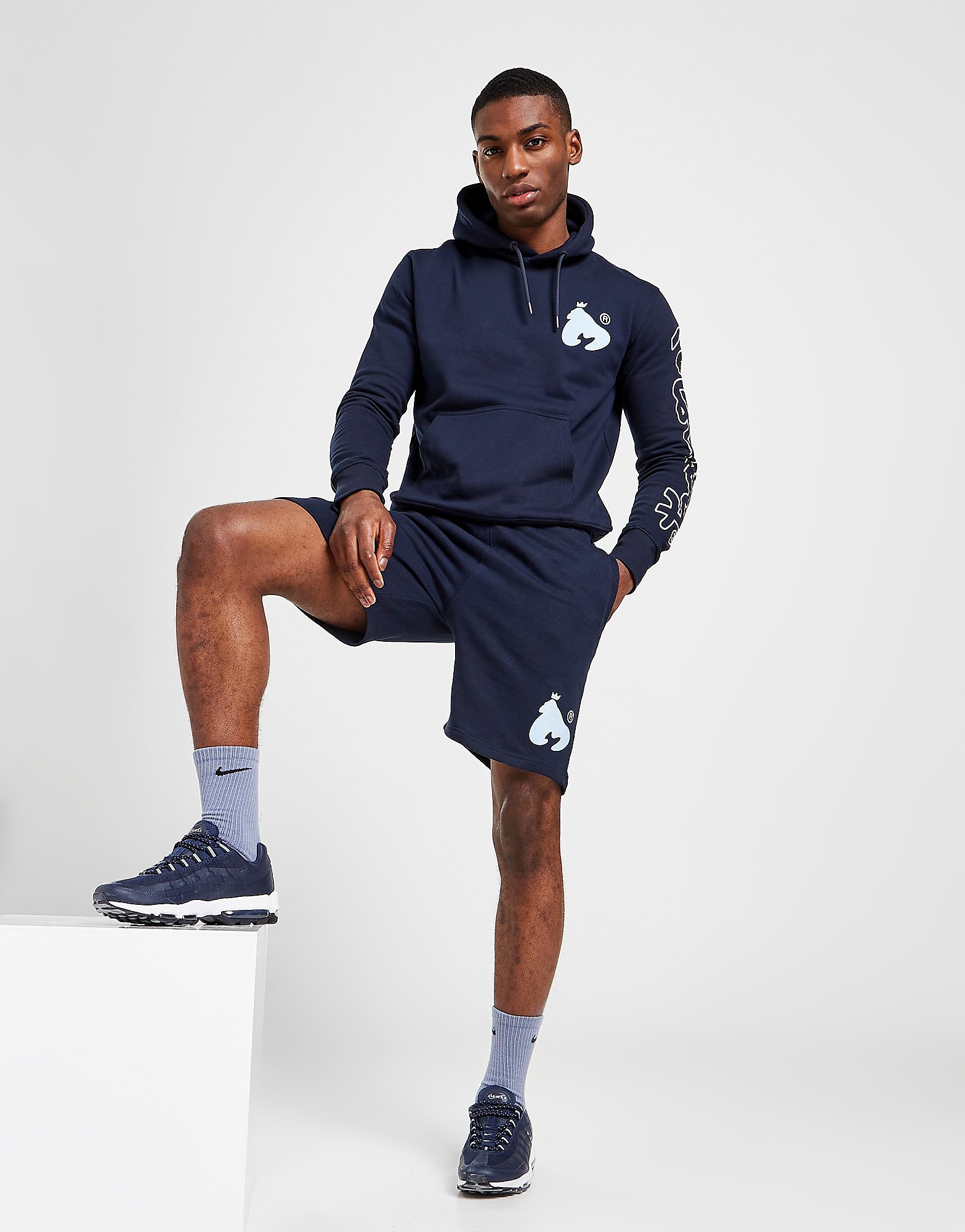 

Money Clothing Sig Line Shorts - Only at JD - Blue/NVY - Mens, Blue/NVY