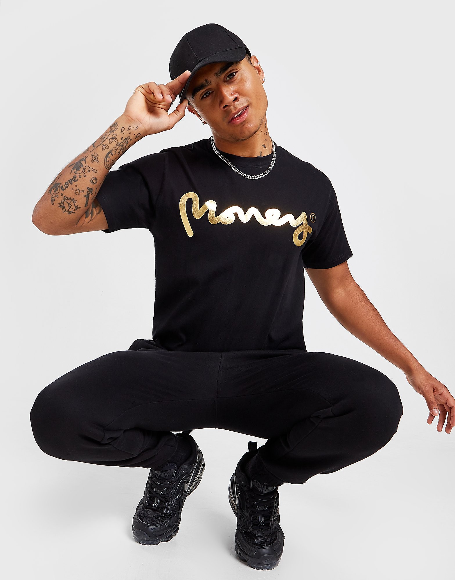 

Money Clothing T-Shirt - Only at JD - Black/BLK/GOLD - Mens, Black/BLK/GOLD