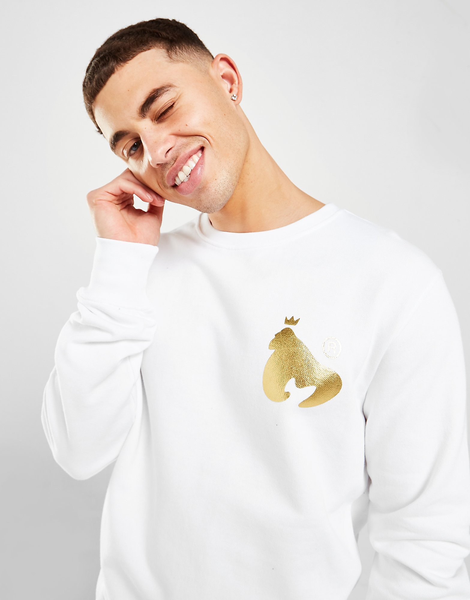 

Money Clothing Crew Sweatshirt - Only at JD - White - Mens, White