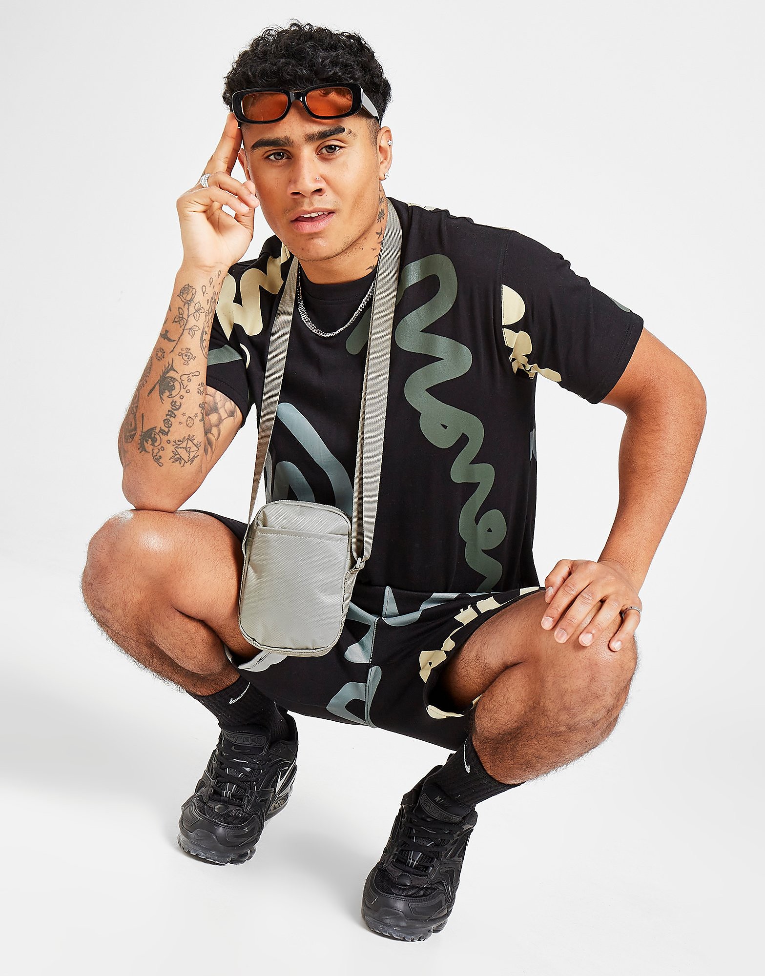 

Money Clothing All Over Print T-Shirt - Only at JD - Black - Mens, Black