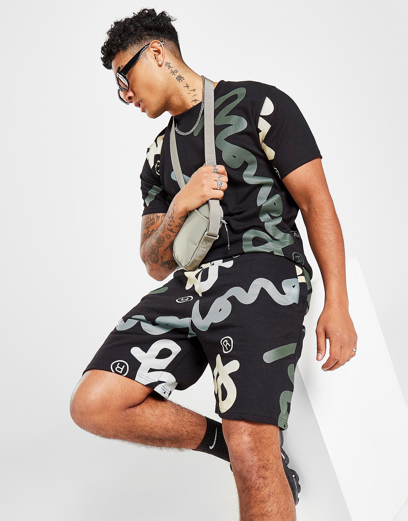 

Money Clothing All Over Print Shorts - Only at JD - Black - Mens, Black
