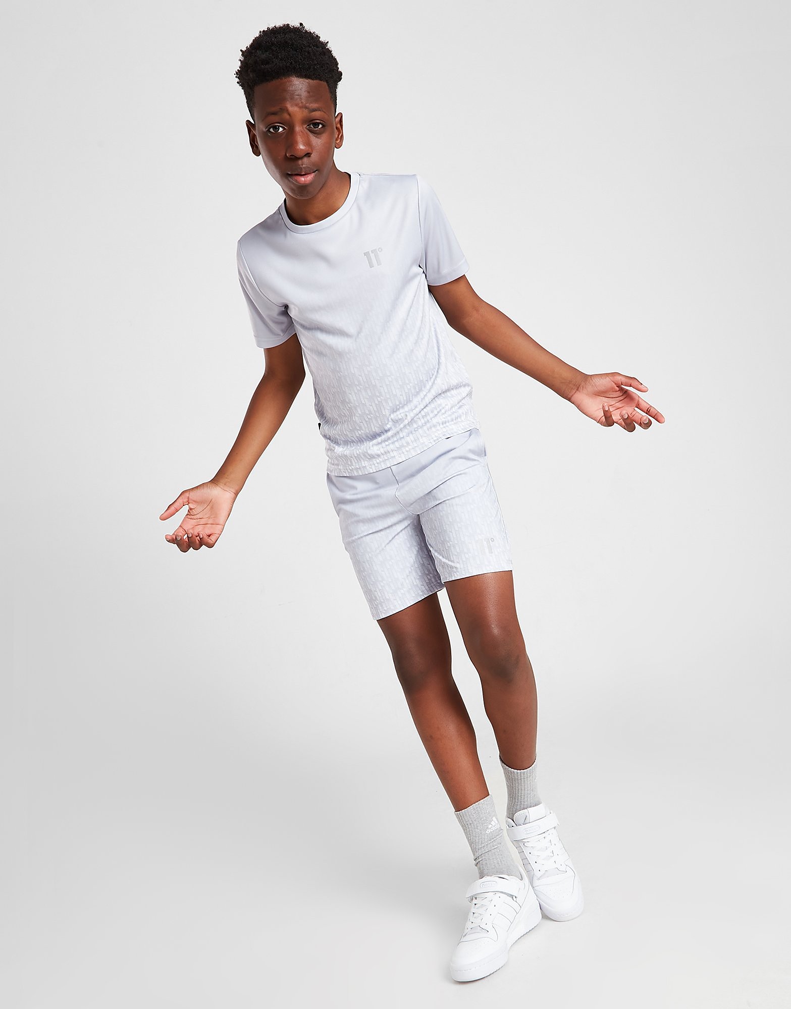 

11 Degrees Poly Fade Shorts Junior - Only at JD - Grey - Kids, Grey