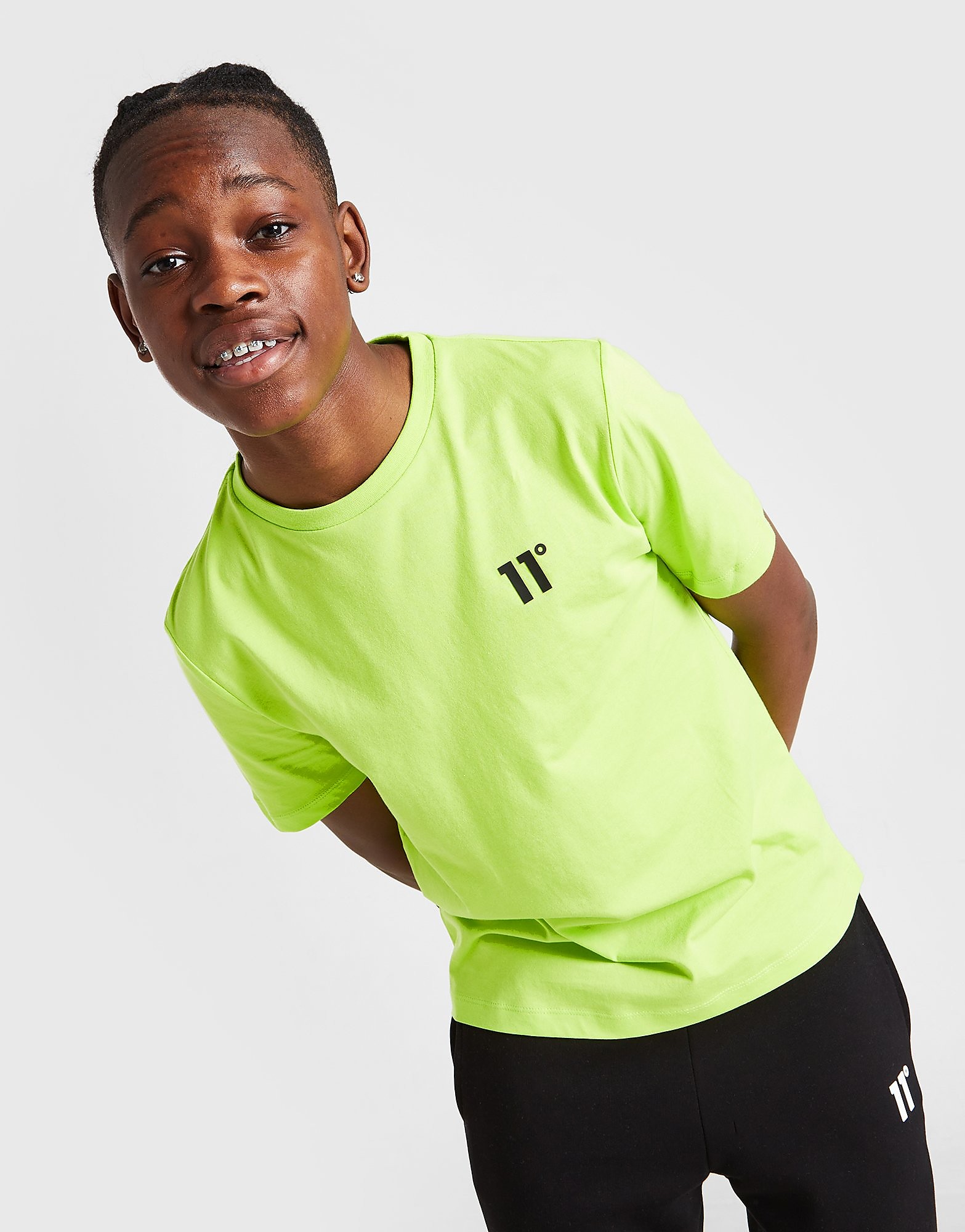 

11 Degrees Back Hit T-Shirt Junior - Only at JD - Green - Kids, Green