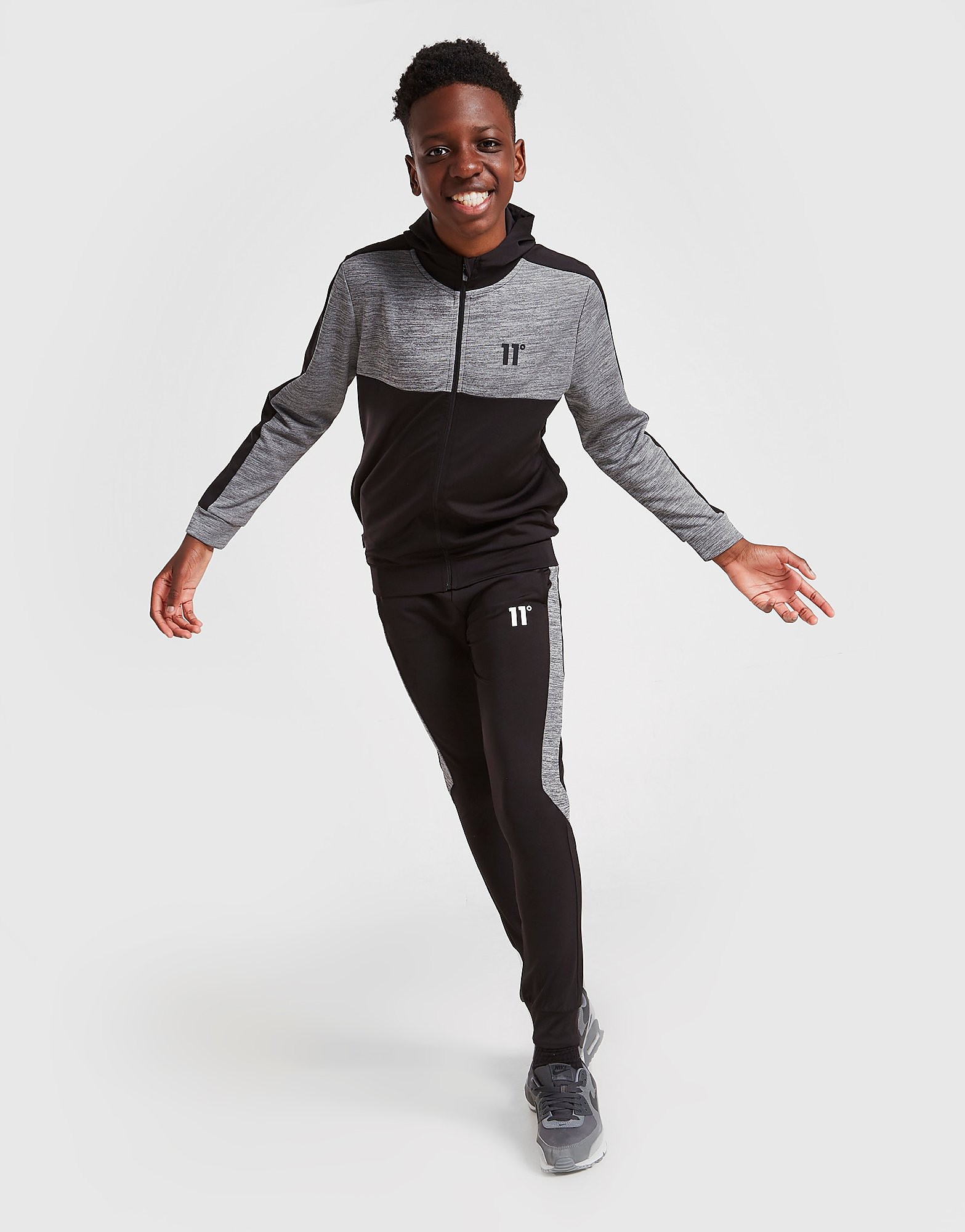 

11 Degrees Poly Track Pants Junior - Only at JD - Black - Kids, Black
