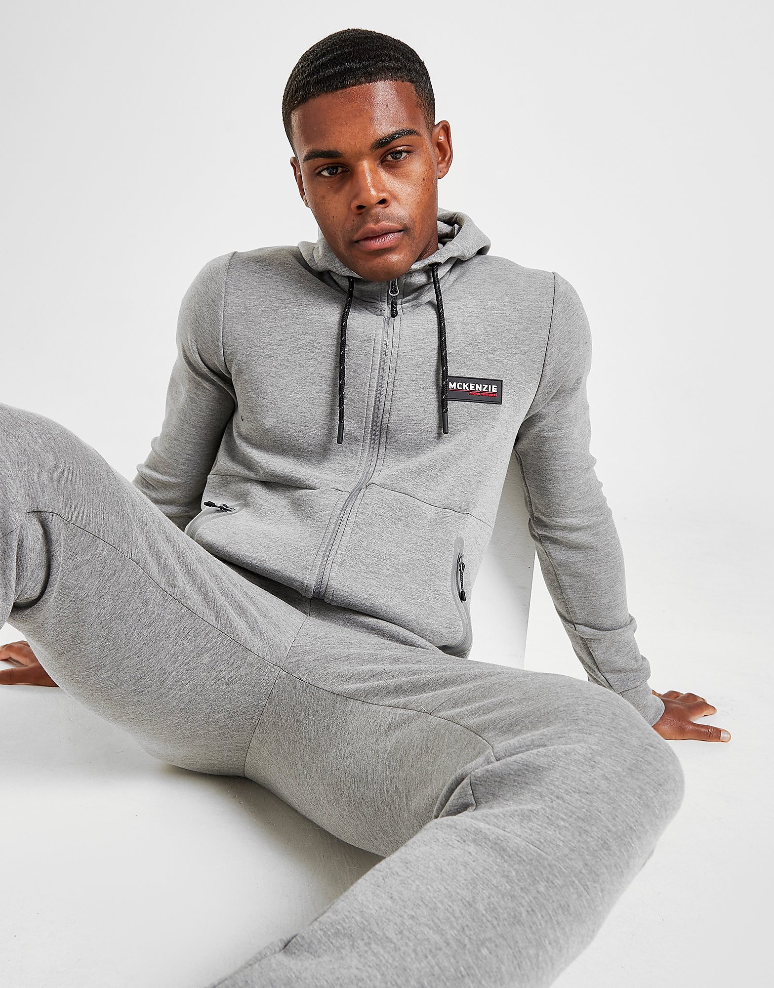 

McKenzie Core Training Zip Through Hoodie - Only at JD - Grey - Mens, Grey