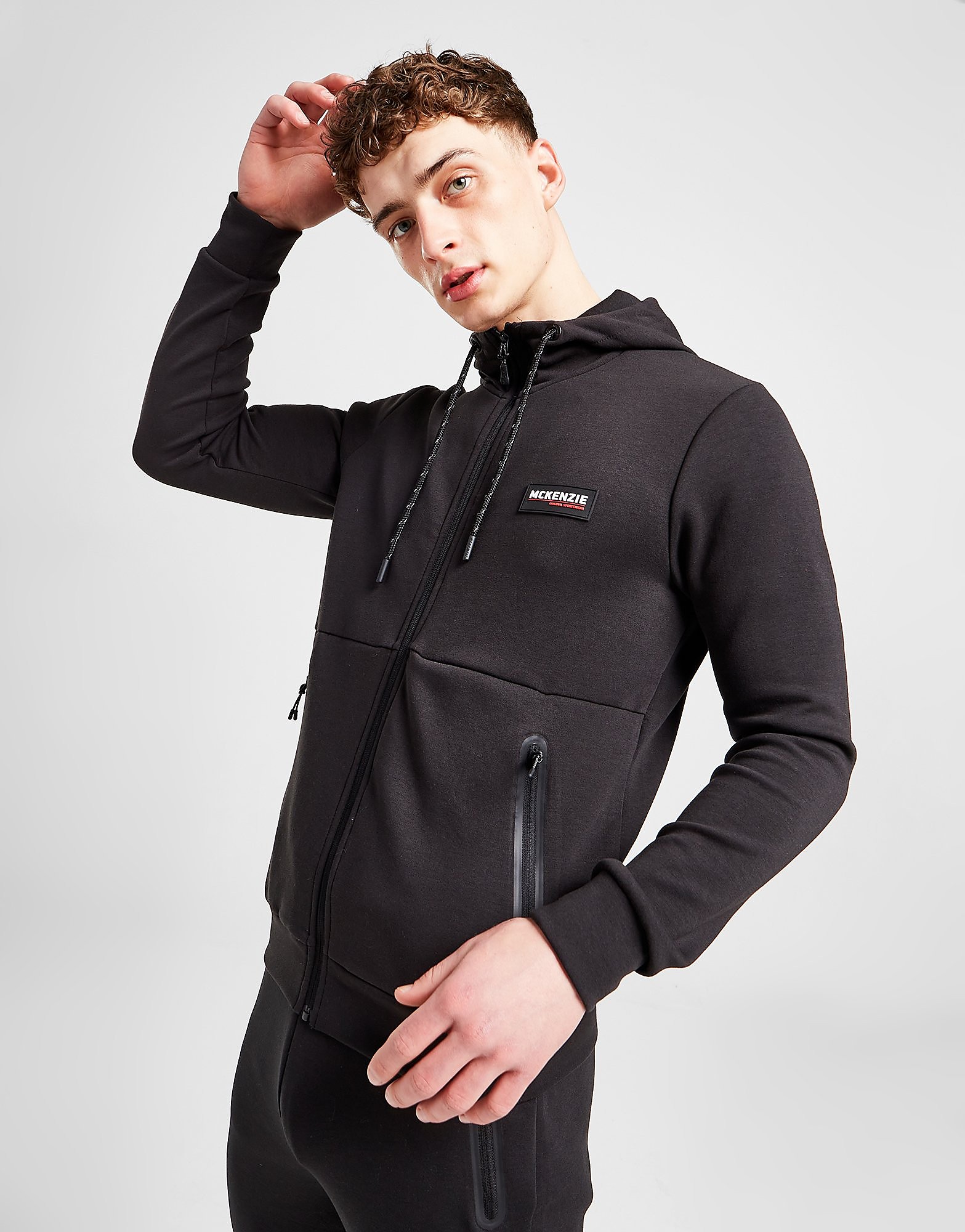 

McKenzie Core Training Full Zip Hoodie - Only at JD - Black - Mens, Black